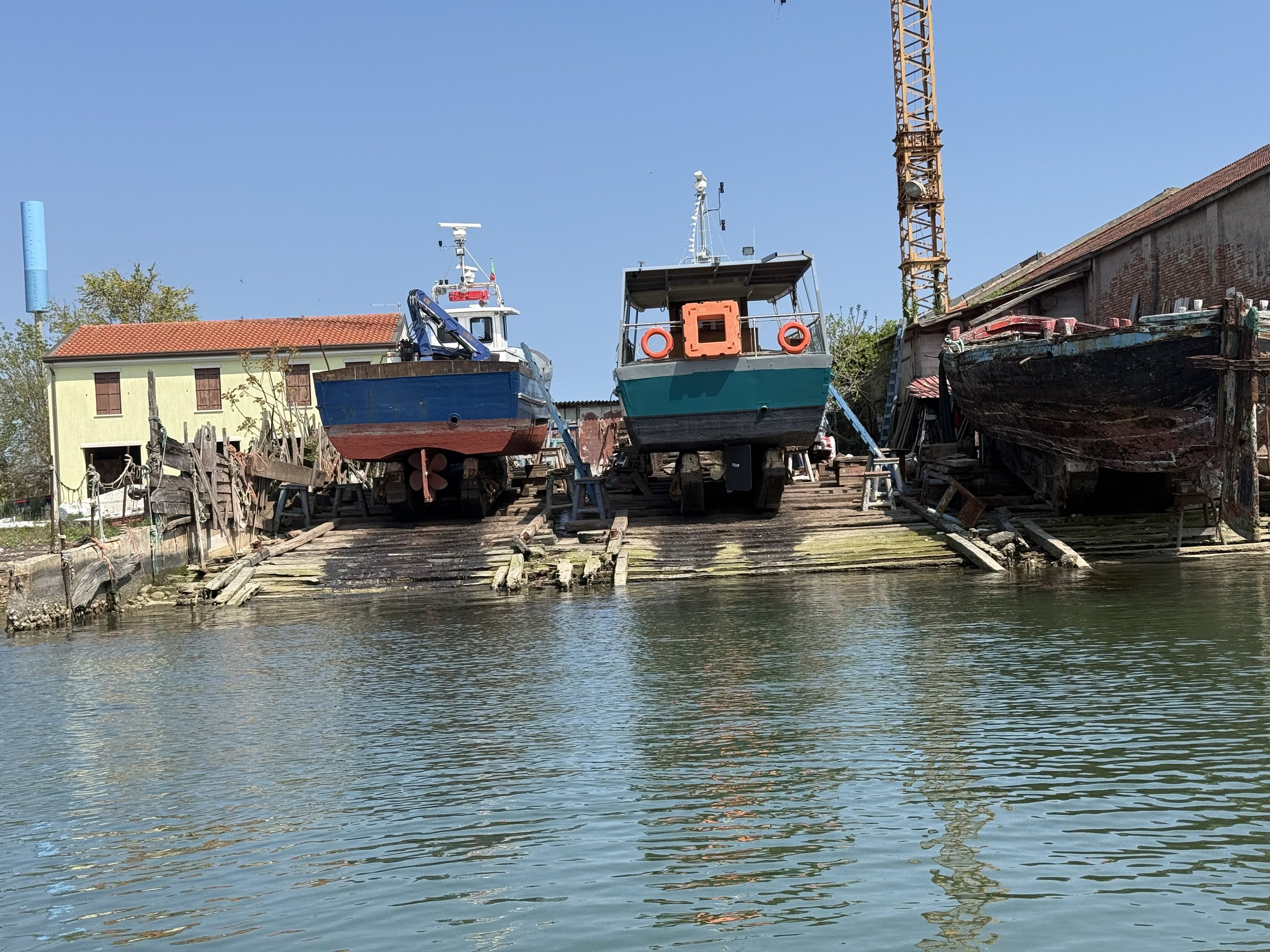 Wooden Slipway system