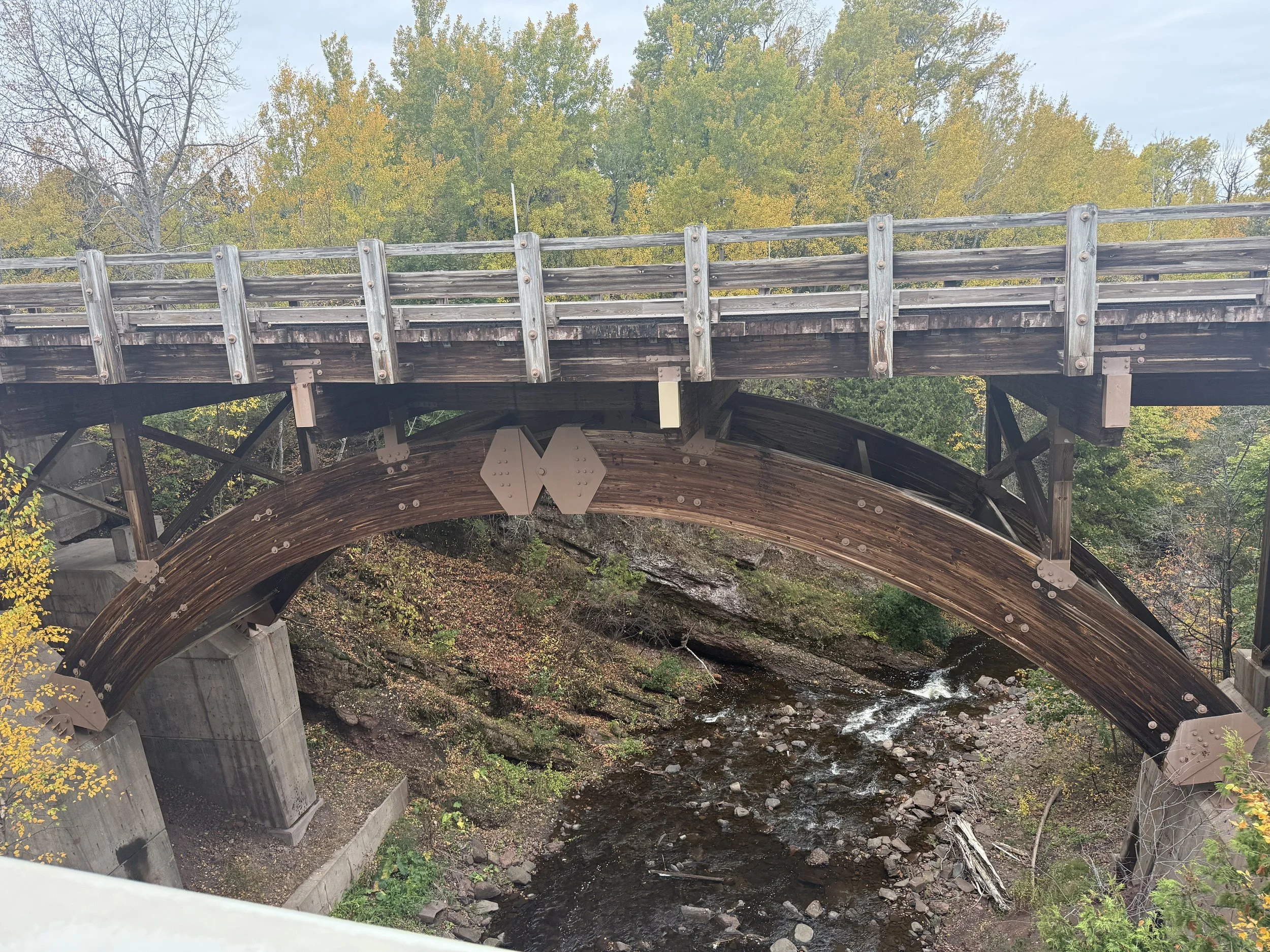 New timber bridge