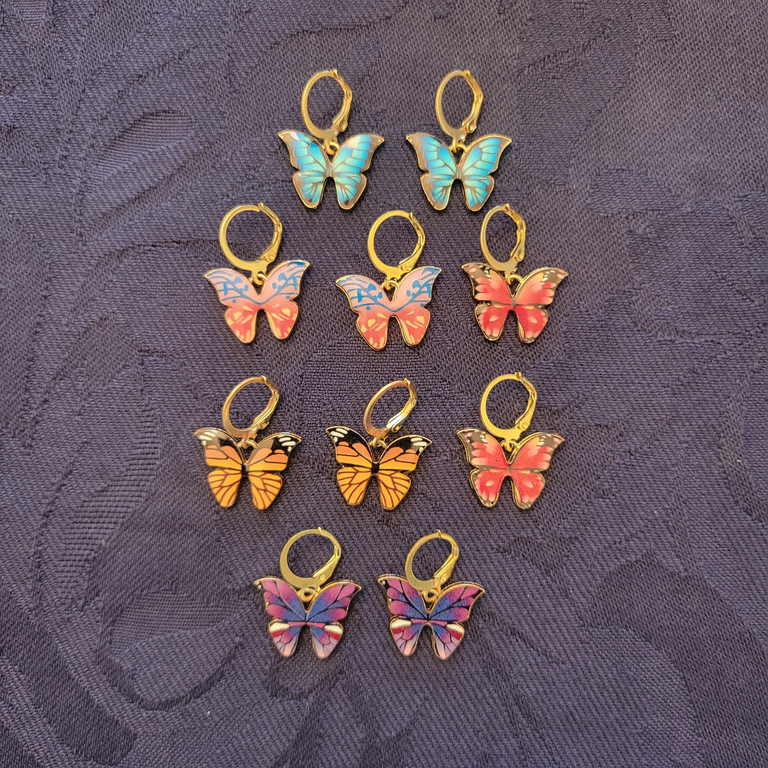 Butterfly Stitch Markers Set 1