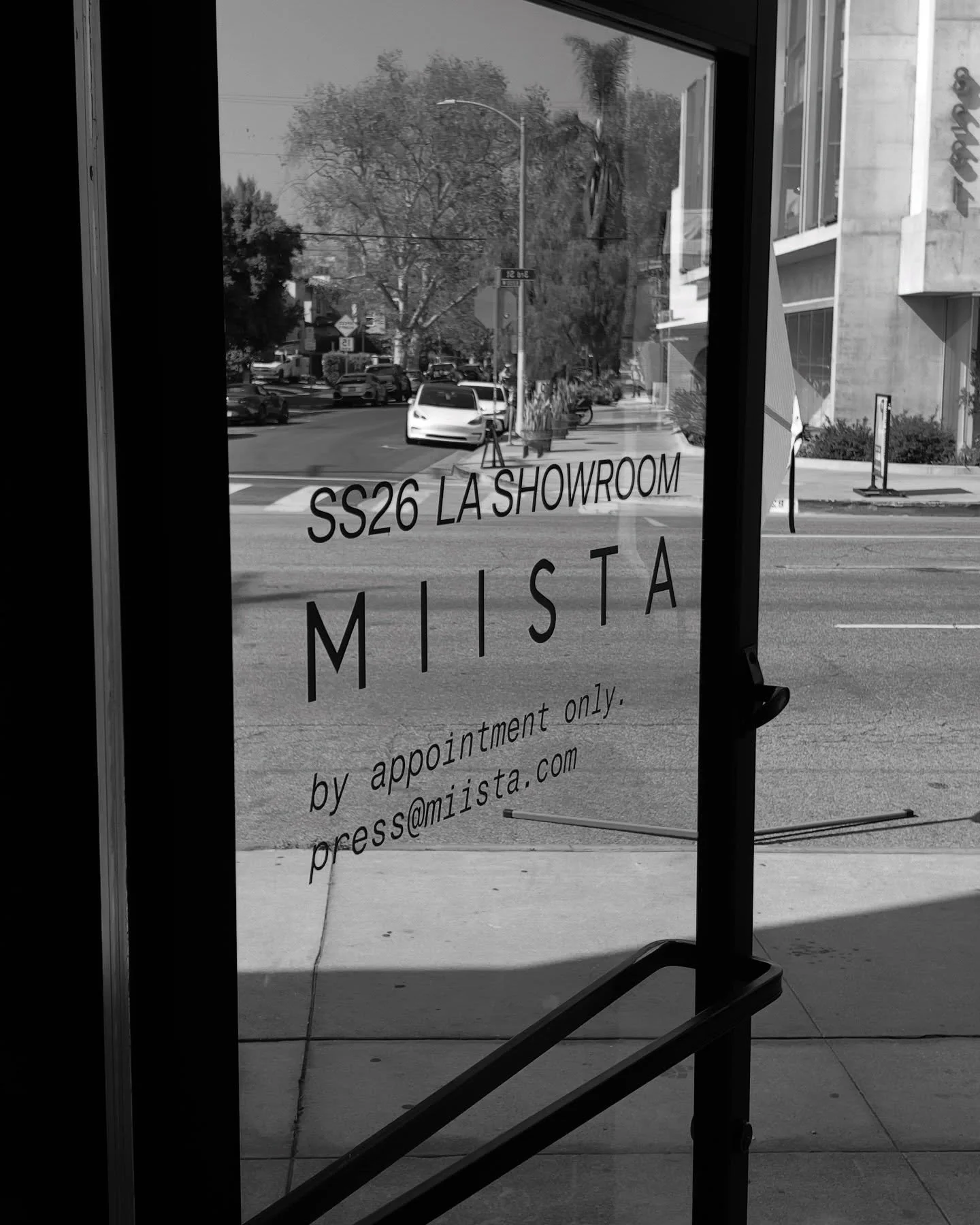 @miista ss26 showroom in Los Angeles