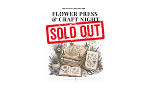 Flower Press &amp; Craft Night 