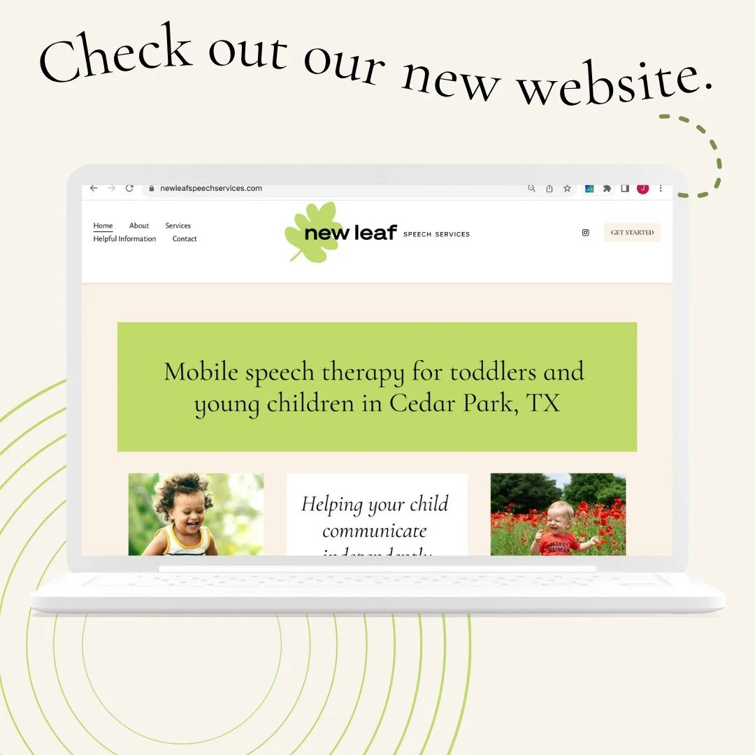 Exciting news! 🥳 The New Leaf Speech Services website is officially LIVE! Click the link in our bio to learn more about the owner, view our services, and submit an inquiry. Can't wait to see you there! 
#newleafspeech #speechtherapy #pediatricspeec