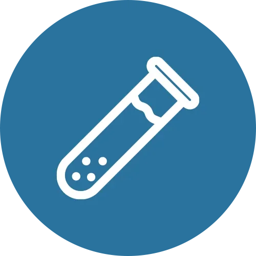 Icon of a blood test