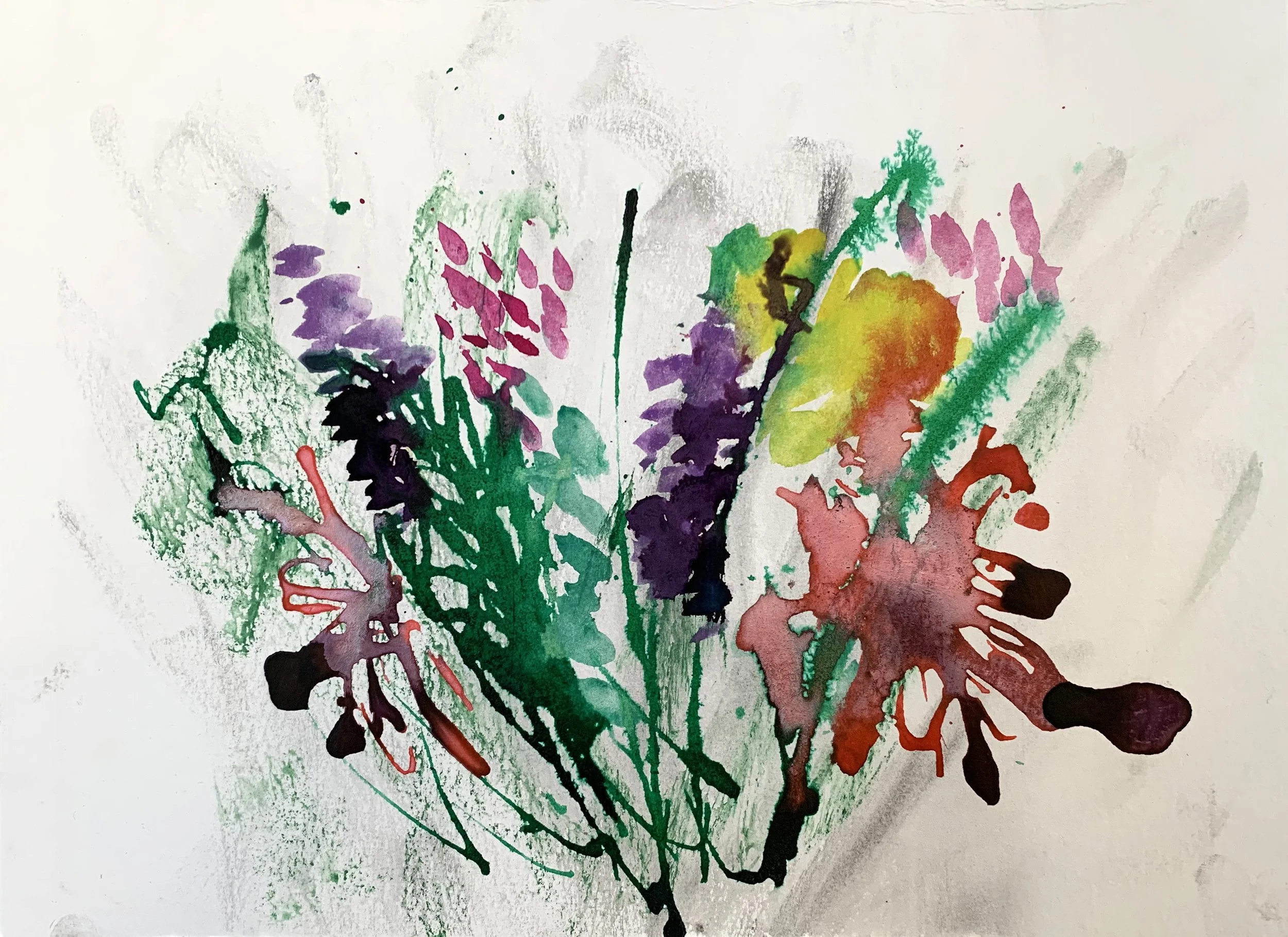 abstract bouquet -- inks