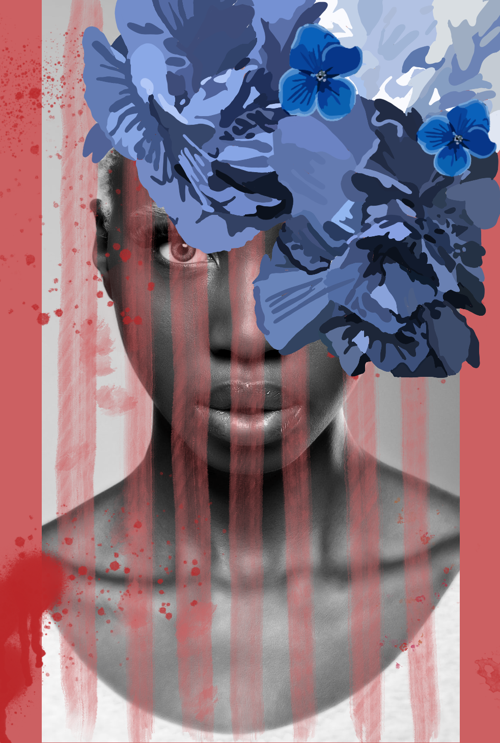 floral black woman america.png