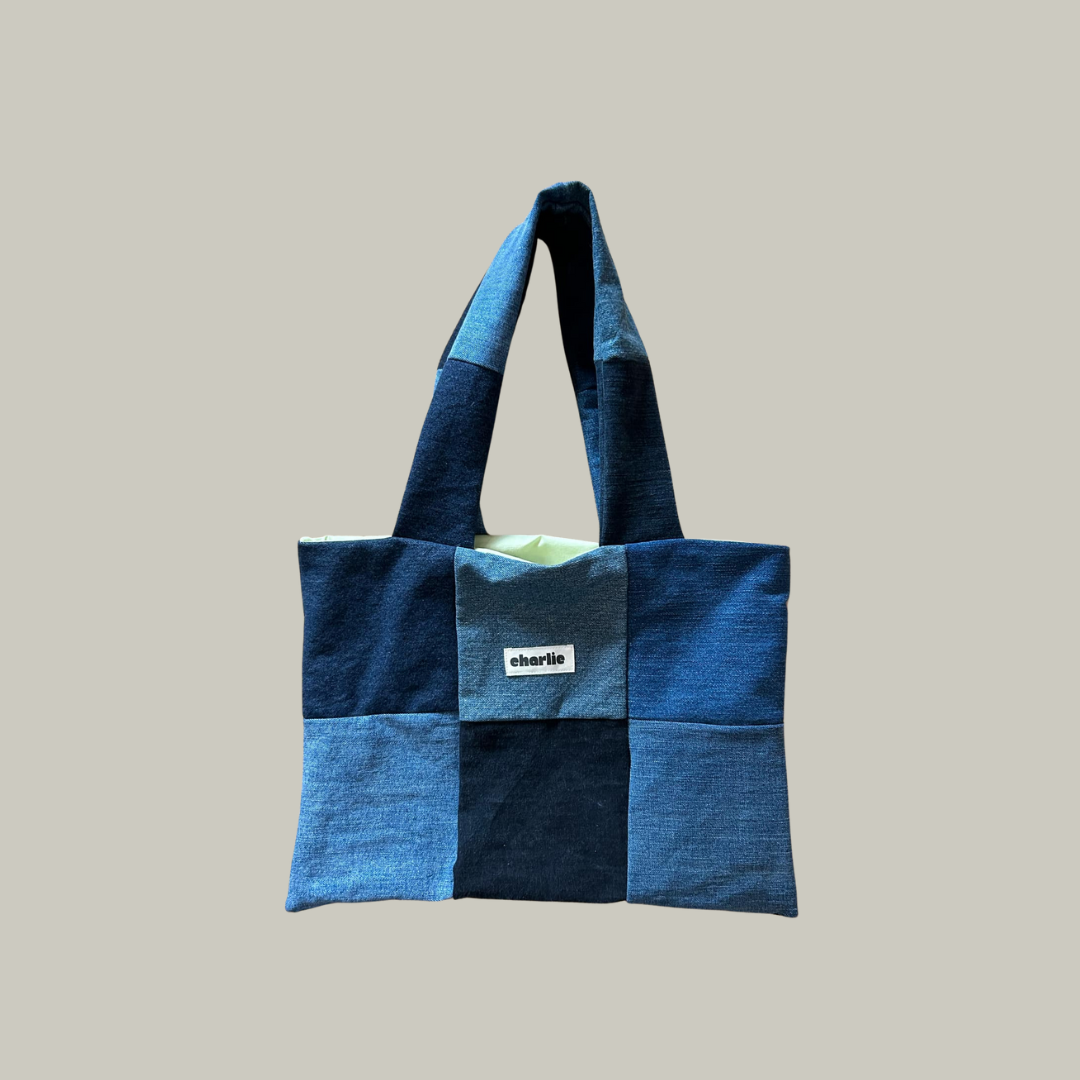 le mini spécial - jeans - patchwork