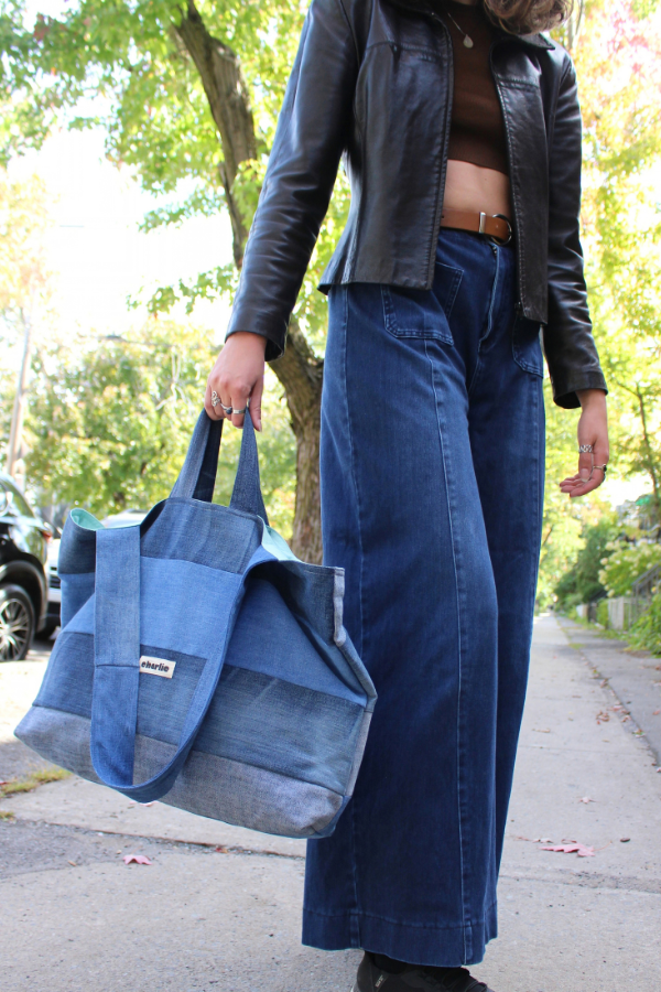 le Chalet - jeans rayures