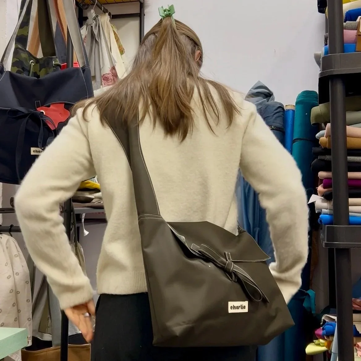 le olivia - bandoulière - kaki