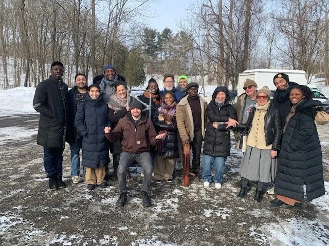 The cast @compagniadecolombari King Lear at Taconic Correctional Facility before our performance for the population there. Grateful for such meaningful end to this run.