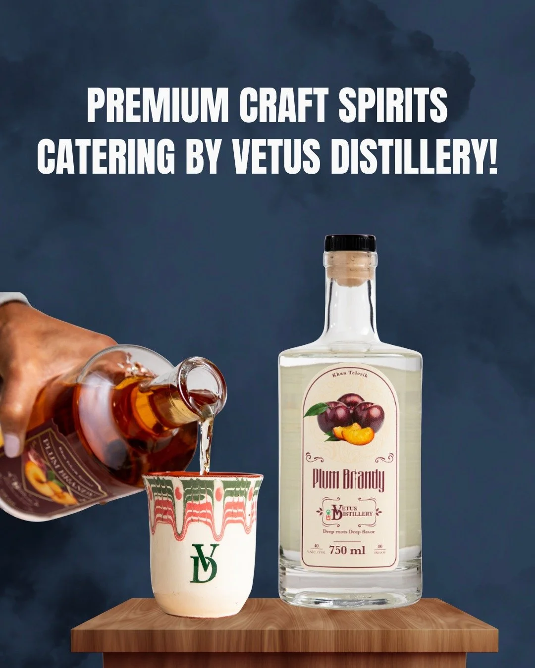 Hire Vetus Distillery for your offsite event. We&rsquo;ll bring the spirit!

Make your event unforgettable with premium spirits from Vetus Distillery. We offer: Handcrafted spirits, flexible quantities tailored to your event, perfect for weddings, co