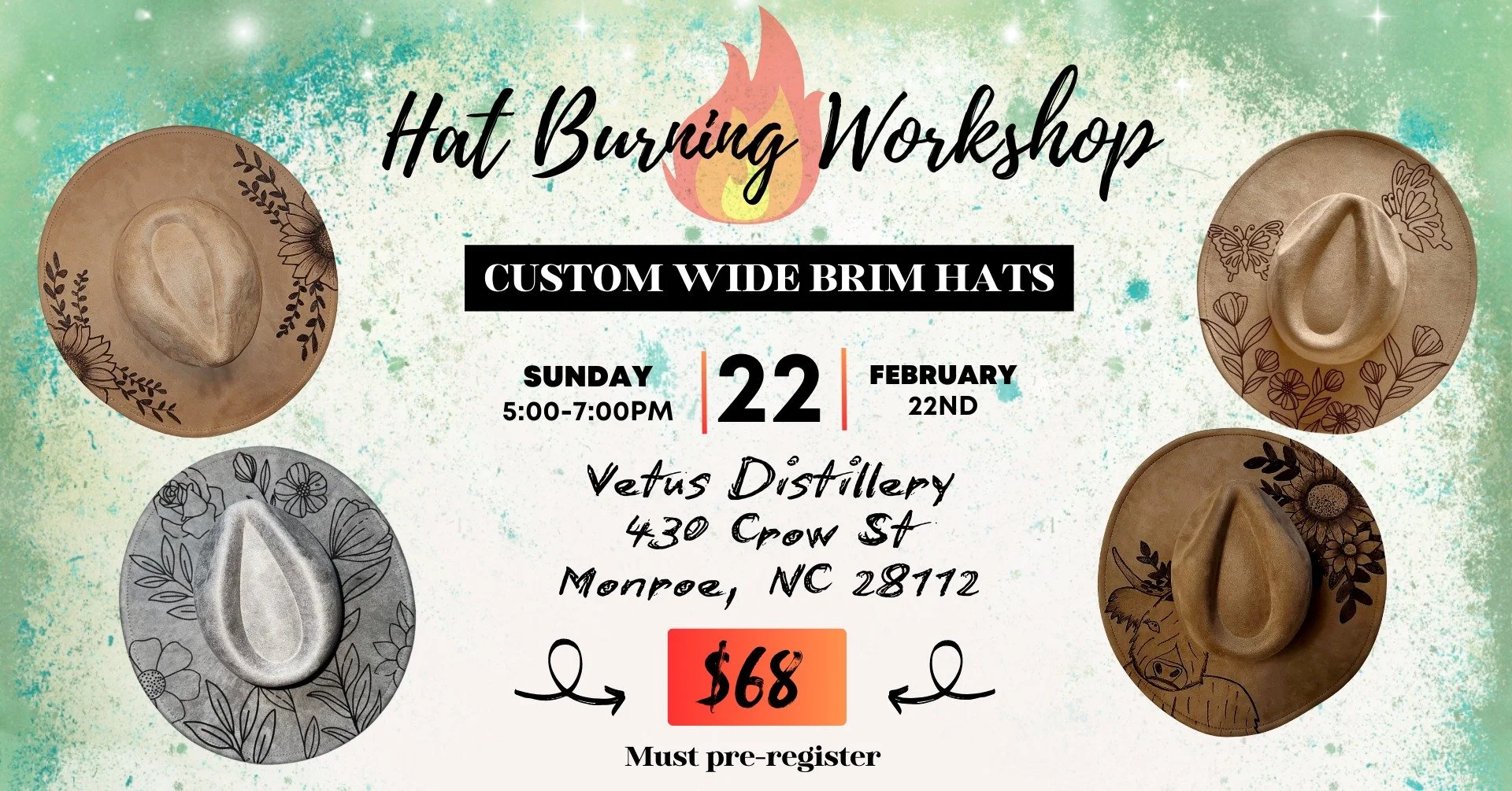 Hat Burning Workshop