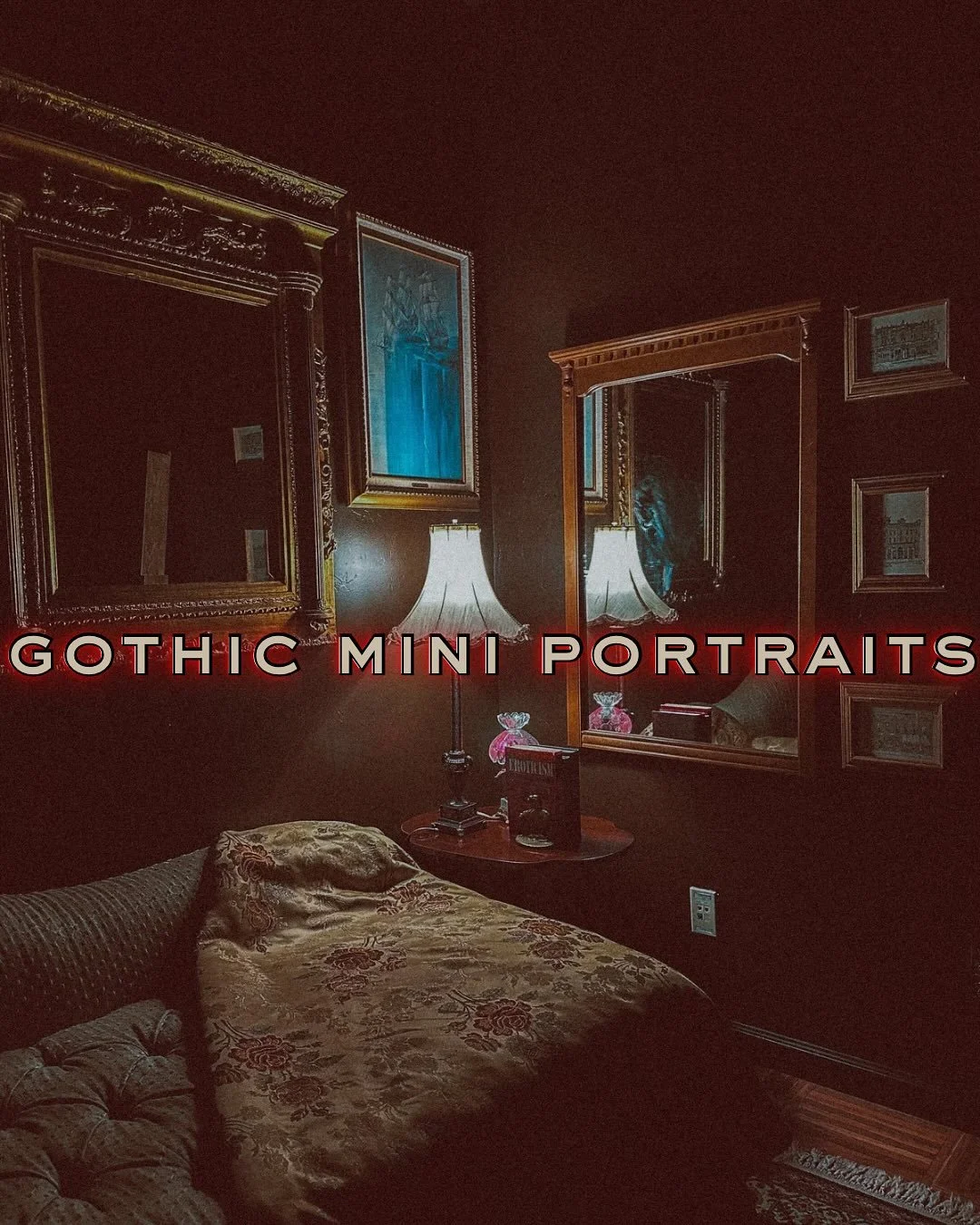 On October 16th, the veil will be thin&hellip; 🕯️Step into The Boudoir for a gothic mini portrait session and become one of Broken Doll Studio&rsquo;s very first muses. With moody lighting, curated props, and witchy d&eacute;cor, we&rsquo;ll create 