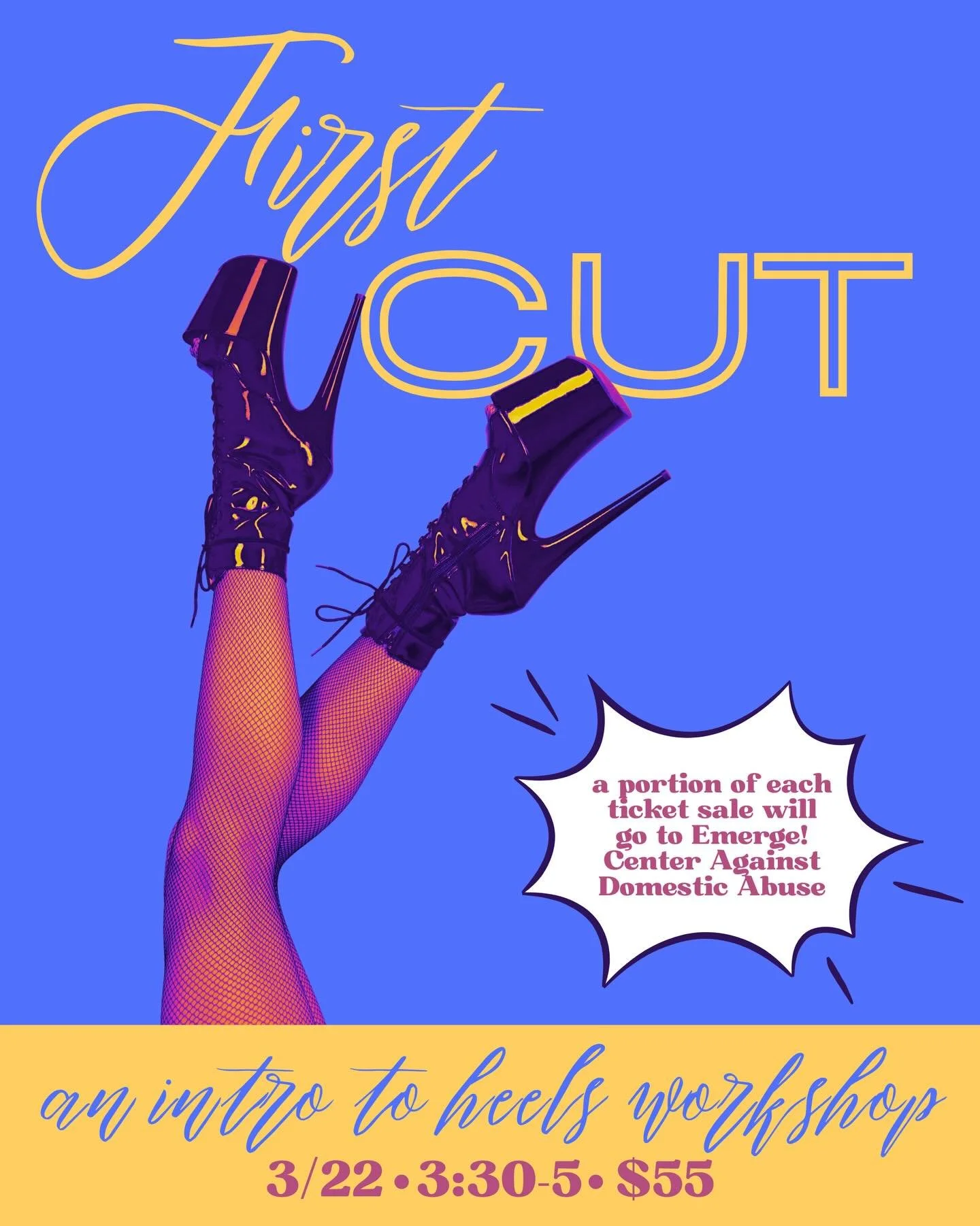 You asked, so we&rsquo;re delivering 💌

If you&rsquo;re new to dancing in heels, First Cut was developed with you in mind. In this beginner-friendly workshop, we&rsquo;ll cover the essentials like balance, weight placement, safe transitions, and how