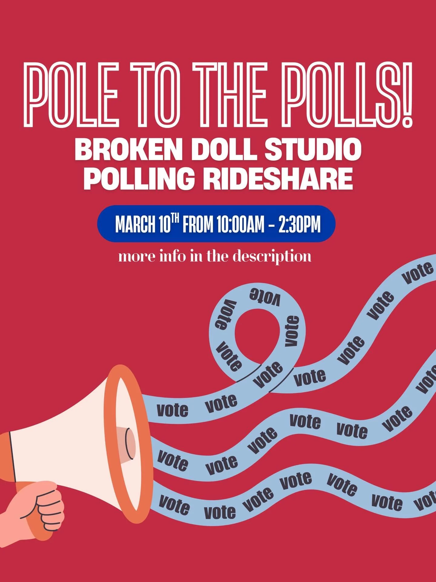 We spend our days and nights reclaiming space in our bodies. Next week, we&rsquo;ll be helping our neighbors reclaim access in our community.

On Tuesday March 10th, we&rsquo;re offering FREE rides to the ballot boxes for residents in Midtown from 10