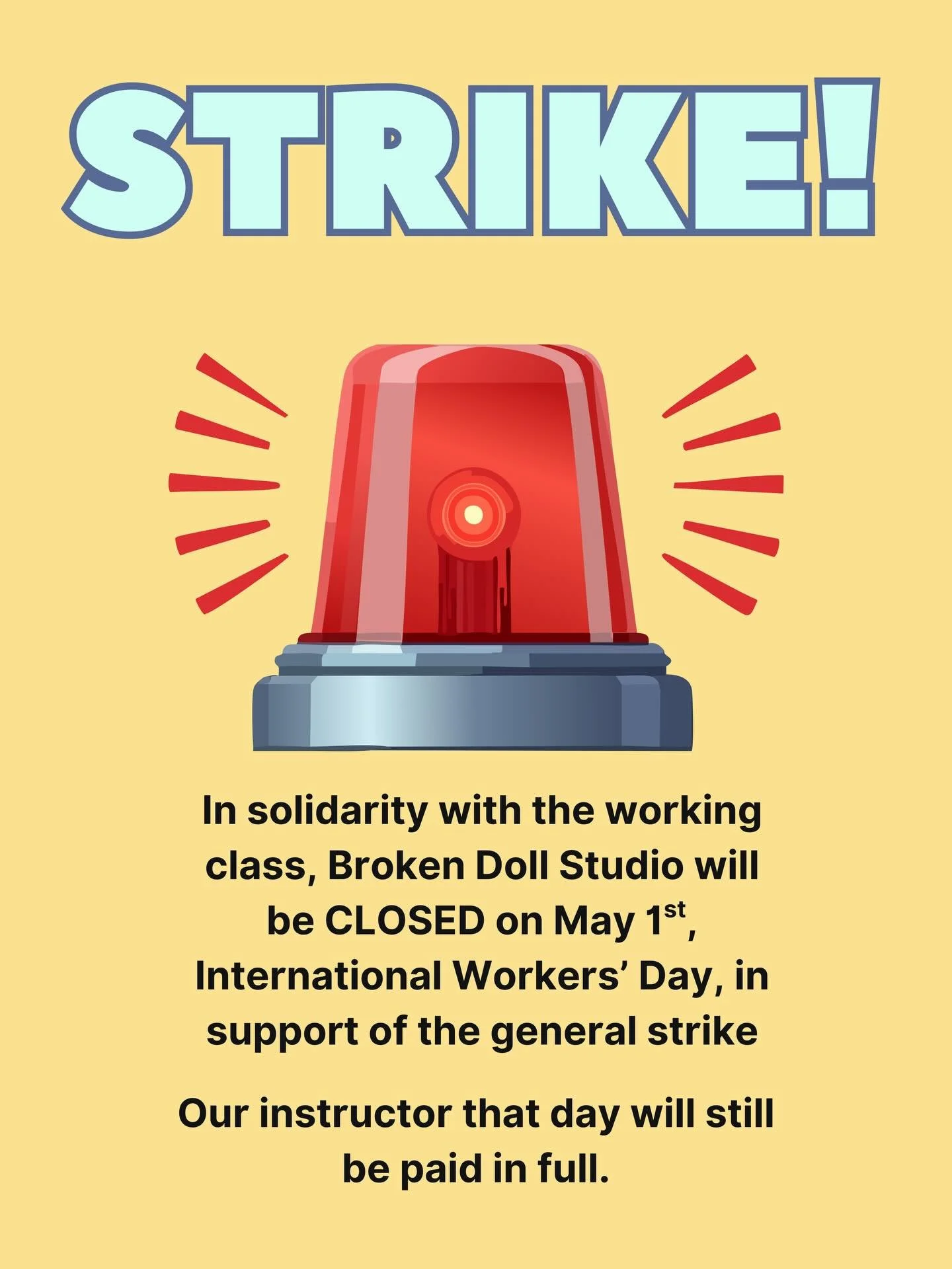 May 1st, known as &ldquo;May Day,&rdquo; started as a strike. 

In 1886, hundreds of thousands of workers across the U.S. demonstrated a walkout, demanding an eight-hour workday - Chicago at its epicenter. The Haymarket protests turned violent. Worke