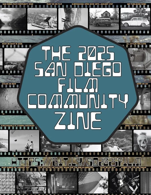 Don’t shudder to open the shutter! 2025 San Diego film zine wants your submissions.