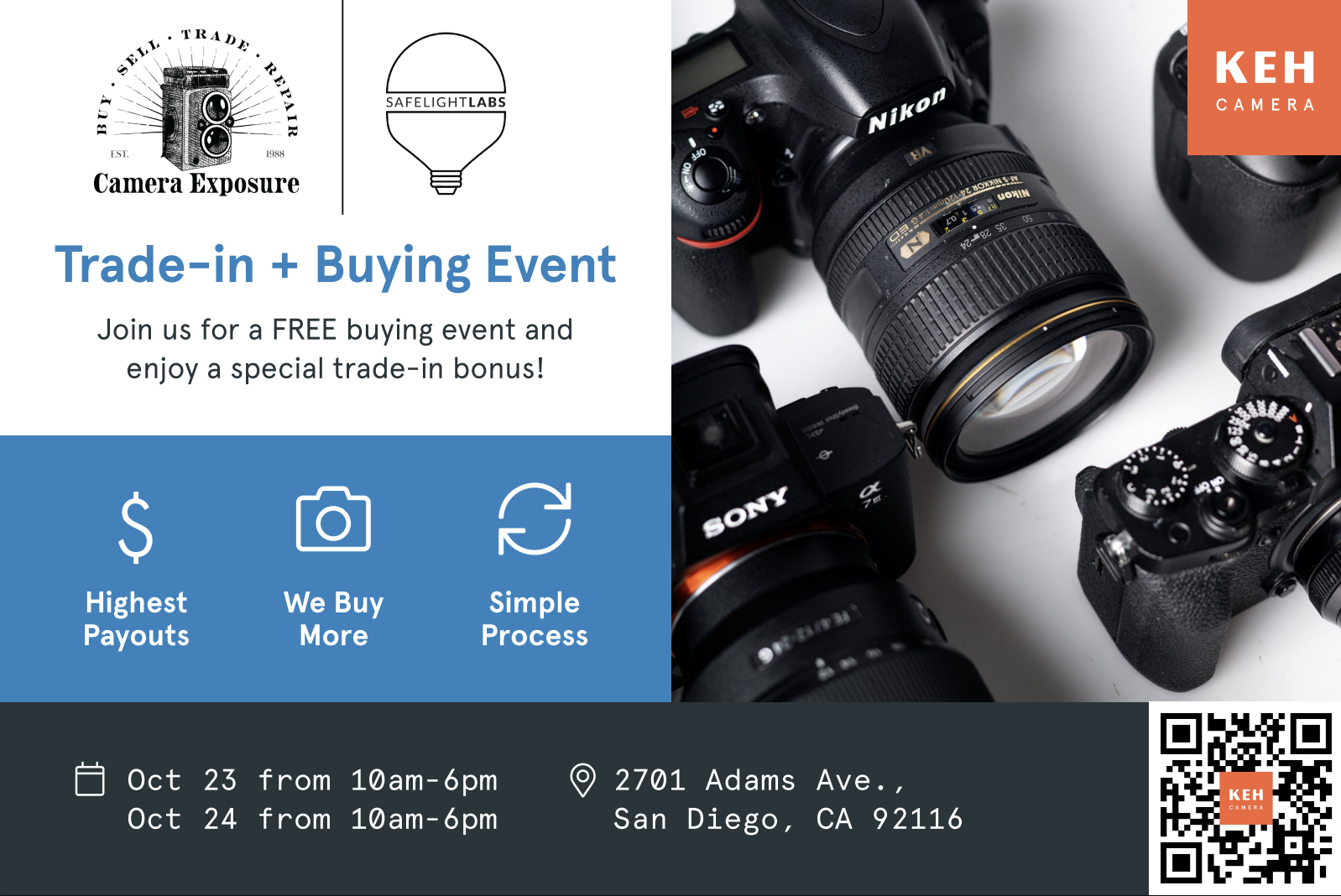 Keh Camera Trade-in &amp; Buying Event 