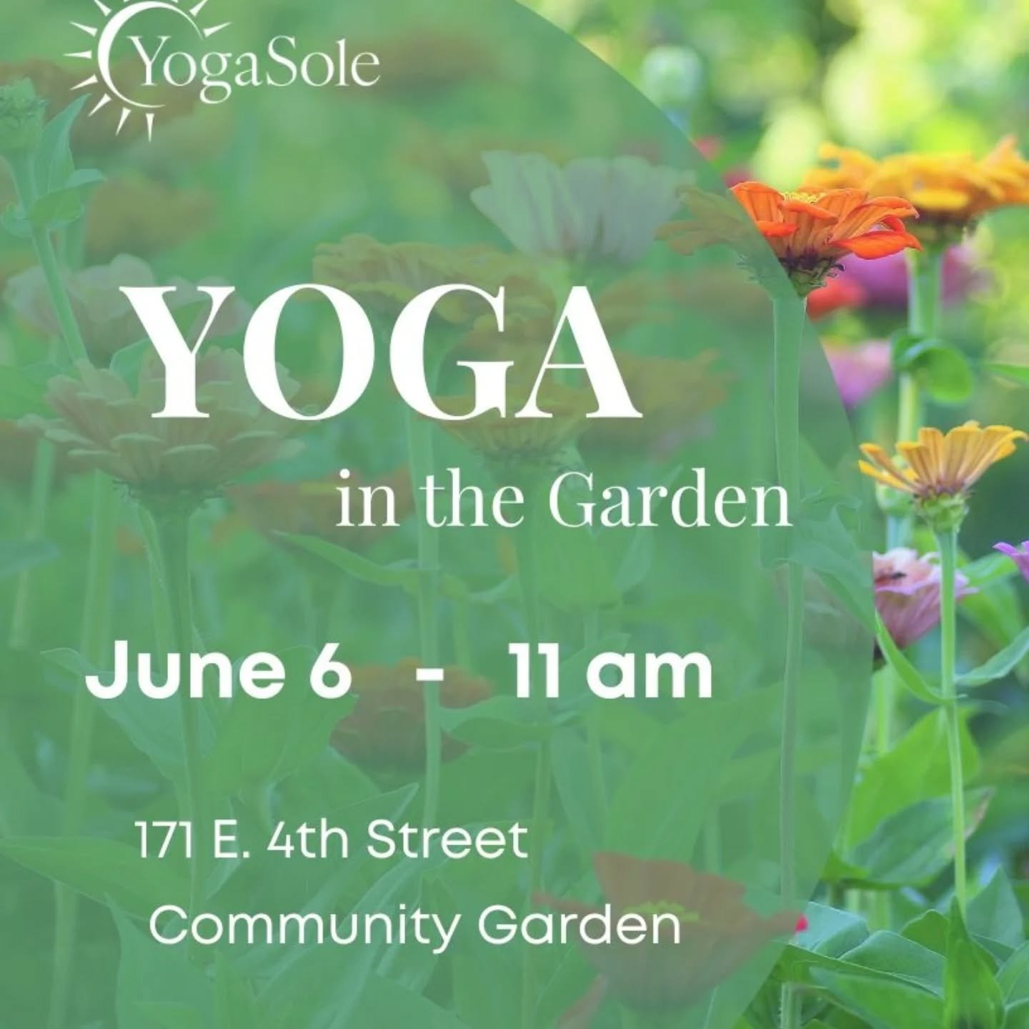 Yoga in your community garden? Yes, please! We've partnered with 3 community gardens to bring free yoga classes outside. Come join us
June 6 - 11 am  at E4th St Community Garden 
June 10 - 6:30 pm at @brooklyncollegegarden 
June 25 - 9am  @64thstcomm