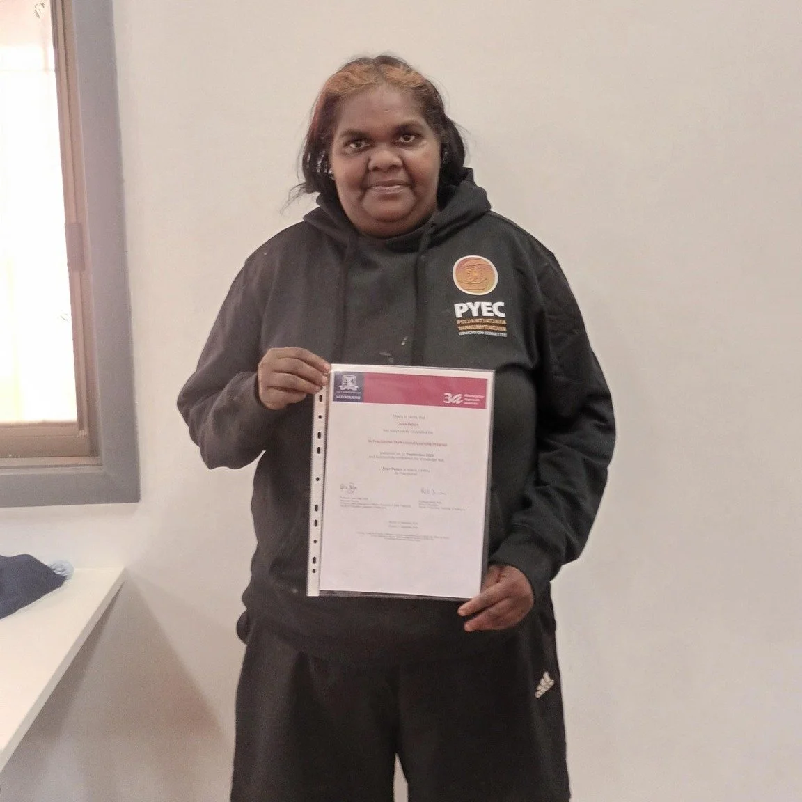 Marla, our Supervisor in Pukatja, joined in with the school and completed the 'Families as First Teachers' training. Skills like these strengthen families and communities, and we’re glad to see them carried into the NETT program too.