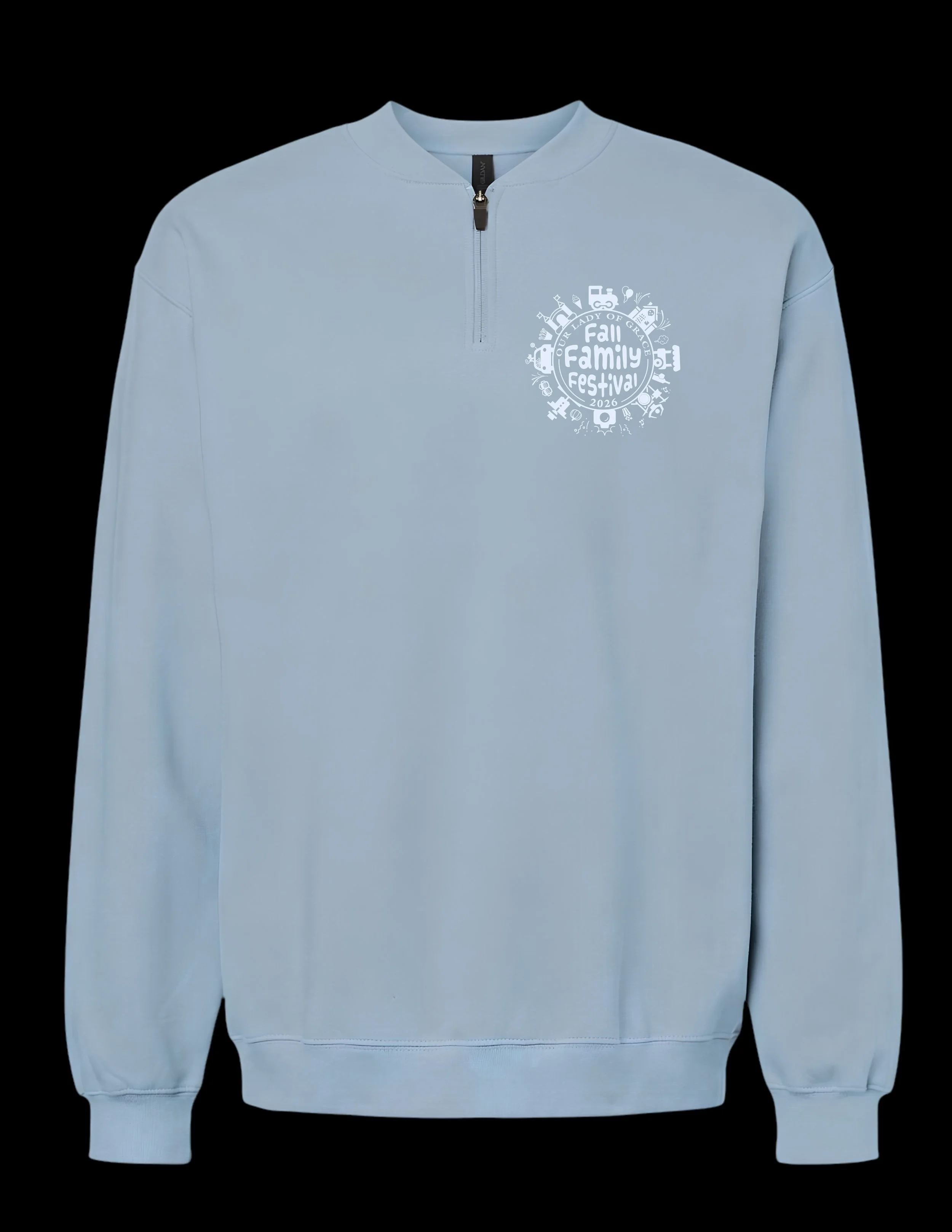 Festival Adult Quarter Zip Sweatshirt