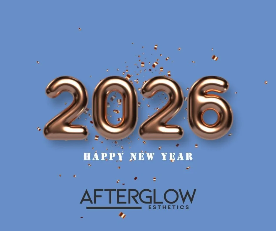 Happy New Year from Afterglow Esthetics ✨
I&rsquo;m so grateful for every appointment, every conversation, and every glowing face in 2025.
Let&rsquo;s make 2026 your best skin year yet 🥂