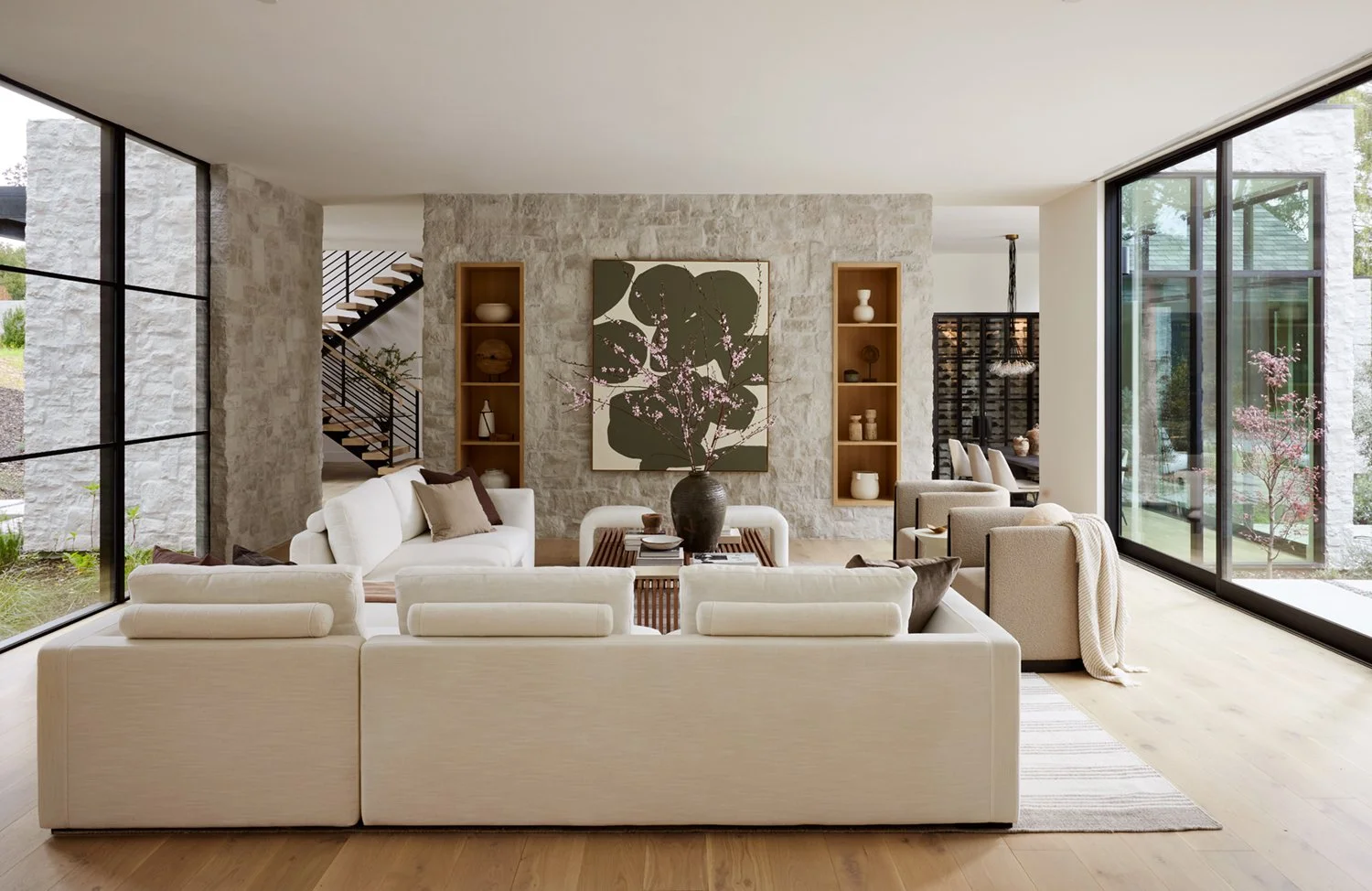 Zaharias Design Creekside Retreat Living Room