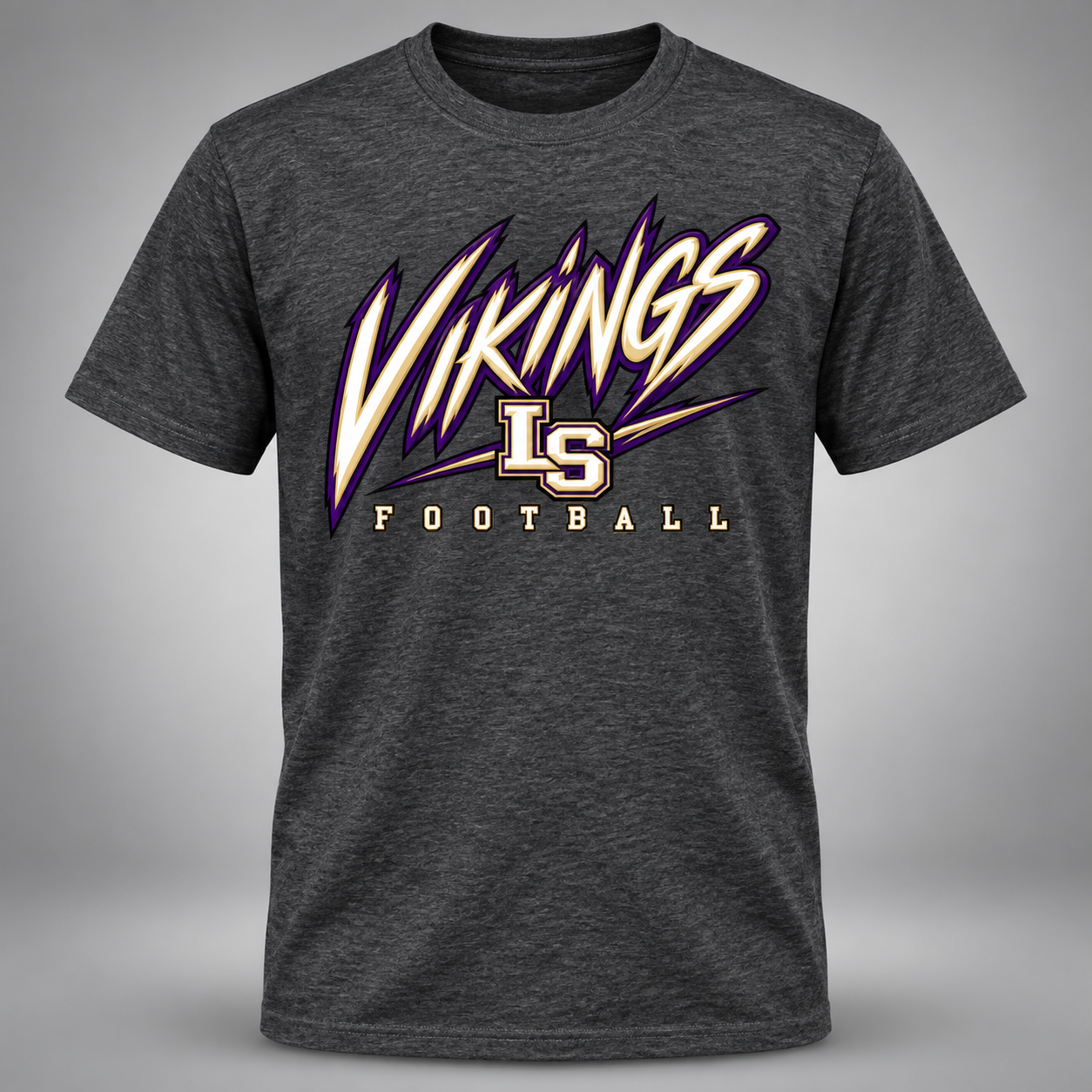 Youth LS Football T-shirt  Design #1