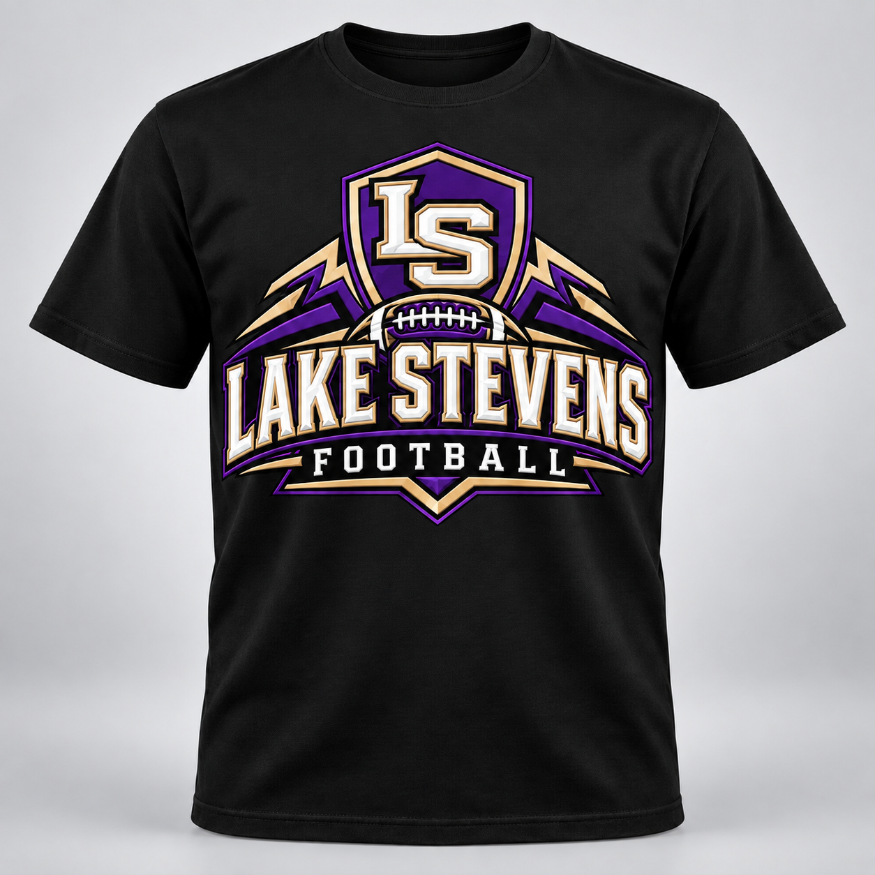 Youth LS Football T-shirt  Design #4