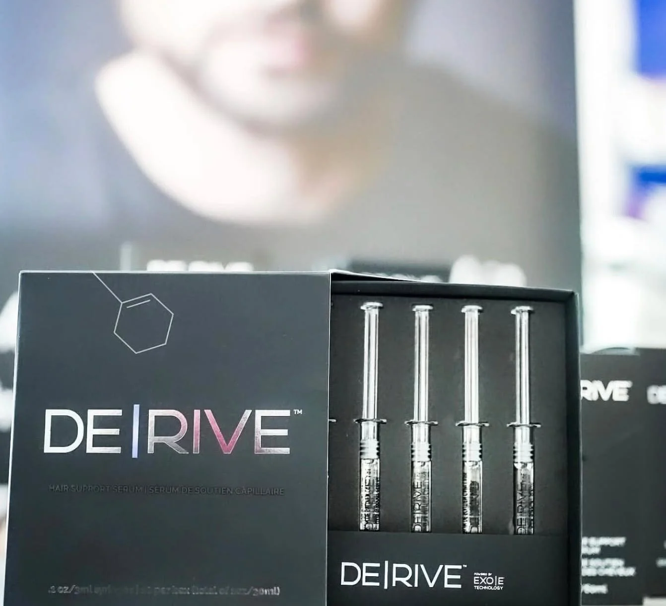 Do you suffer from HAIR LOSS? 

There are many causes of hair loss, such as:
✅ weight loss
✅ menopause
✅ dry skin
✅ stress
✅ heredity
✅ aging

What is DERIVE and what will it do?
DERIVE is a patented, plant-based regenerative serum backed by numerous