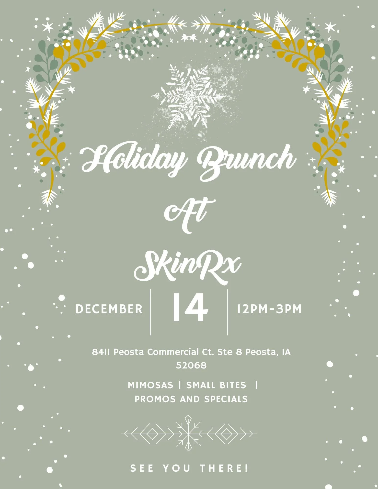✨Peosta Holiday Event!✨

Offering PRX Derm Perfection during the event.  Book now, space is limited....

https://booking.mangomint.com/skinrxbyburdsfamilypractice?serviceId=82