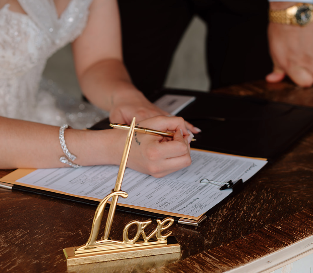 Everything taken care of. No stress. All love. Everything in Made for You, plus: On-site rehearsal before the big day Unlimited ceremony revisions (script/order of events) Qualified backup officiant in case of emergency Priority communication access