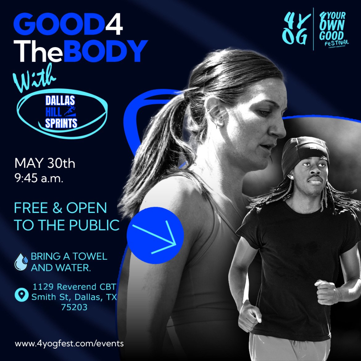 Good 4 The Body, Good 4 The Soul — 4YOG x Dallas Hill Sprints
