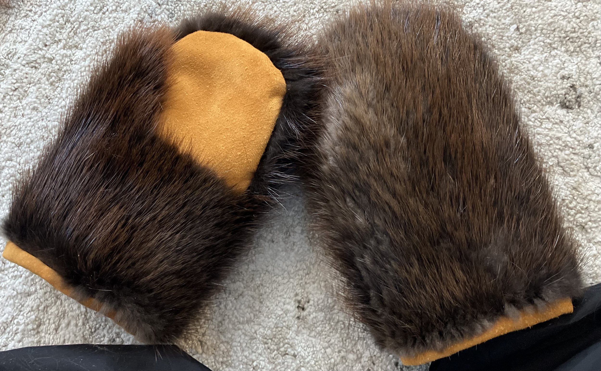 Beaver Fur Mittens