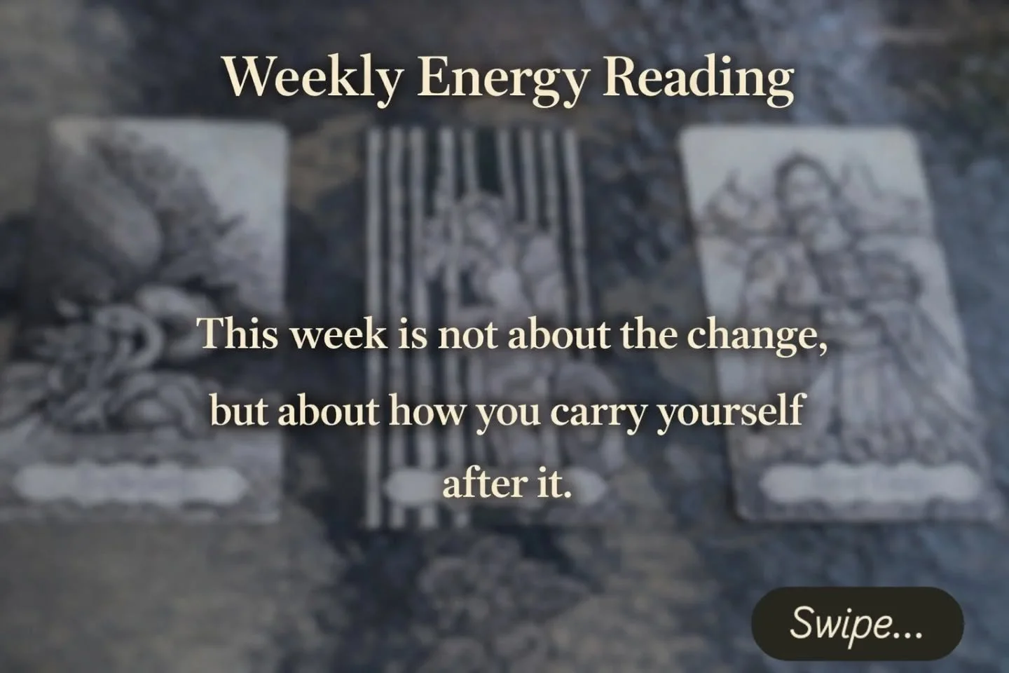 Weekly Energy Reading

This week is less about what has changed
and more about how you choose to hold yourself within it.

Something has already shifted, and you are aware of it, even if you have not fully settled into what that means yet. This is th