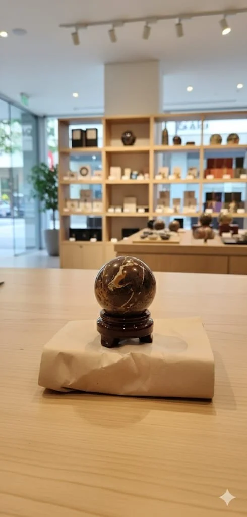 Dragon's Blood Jasper Crystal Sphere (base not included)