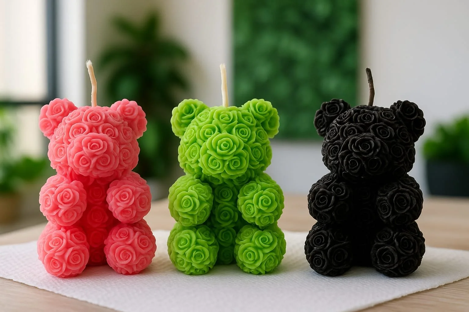 Teddy Bear Soy Wax Candles