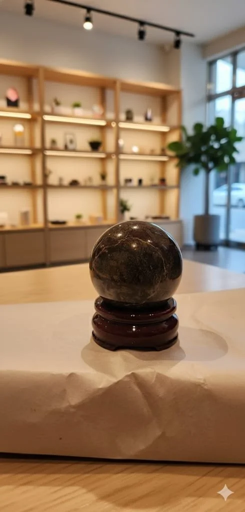 Red Onyx Energy Sphere (Base not included)