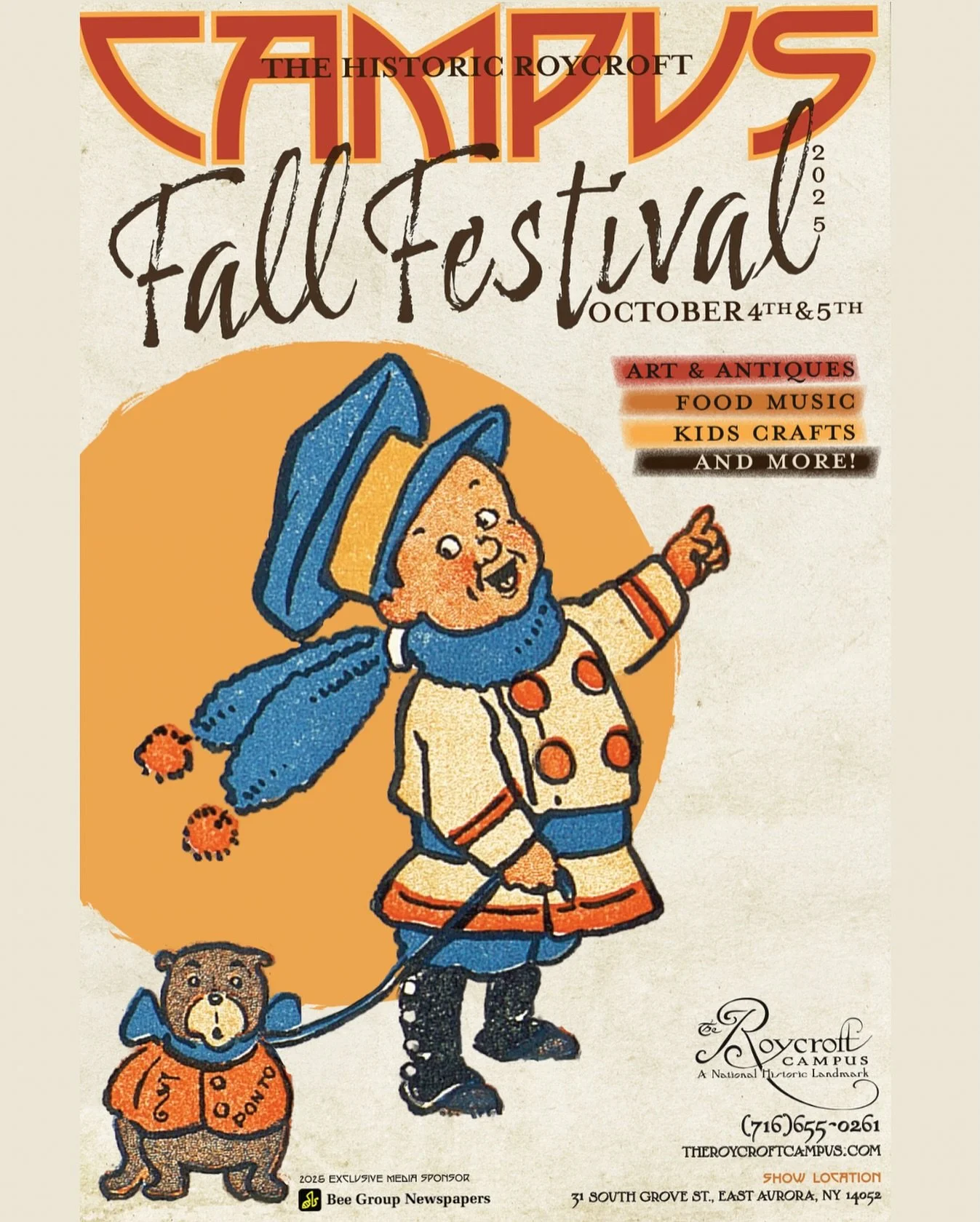 Join us next weekend for the Roycroft Fall Festival! 🍁🍂💫

📅 Sat. 10/4/25 - Sun. 10/4/25
⏰ 10am - 5pm
📍 31 S Grove Street, East Aurora (our booth is near the food trucks and Rosie&rsquo;s Ice Cream!)

See you there!