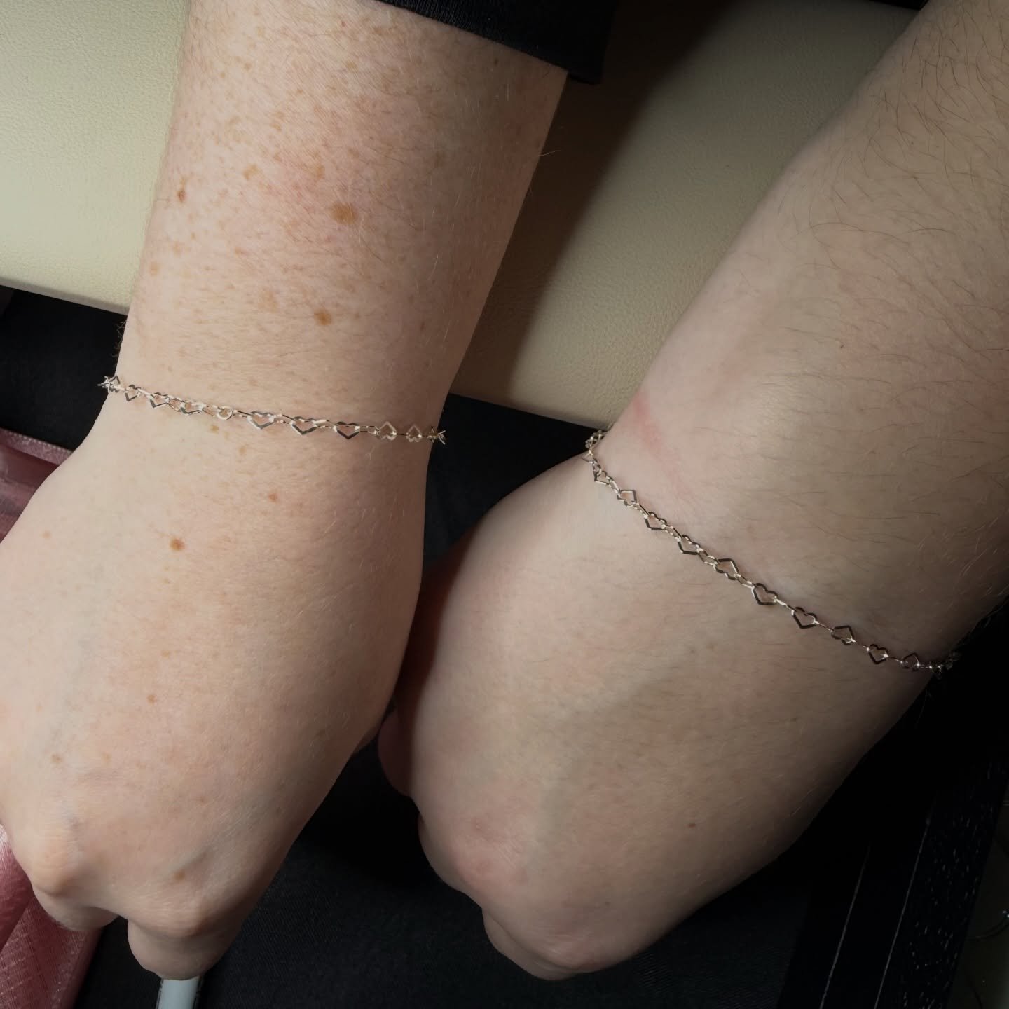 Matching BFF bracelets ❤️
