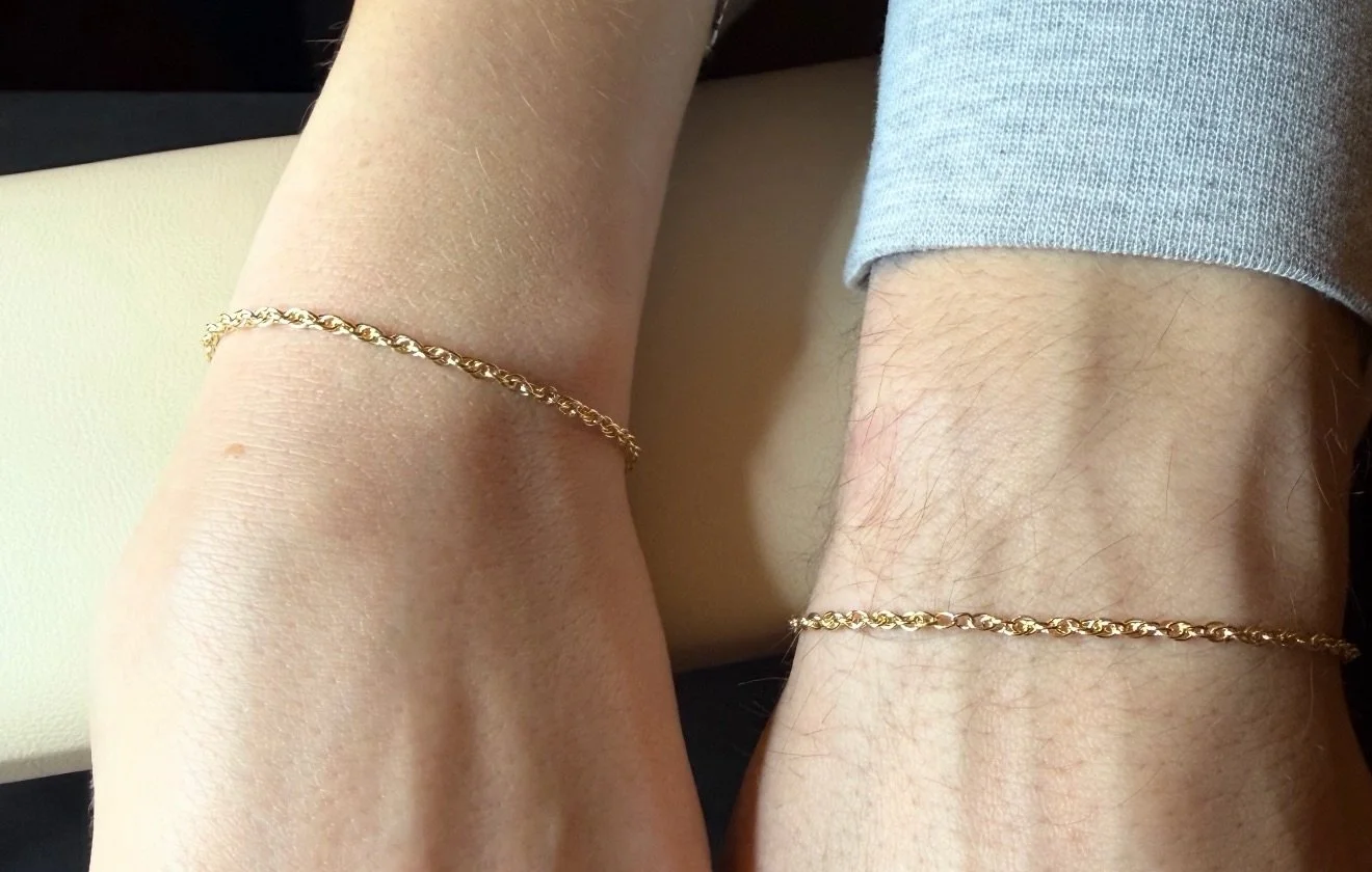 Matching his &amp; hers bracelets ❤️