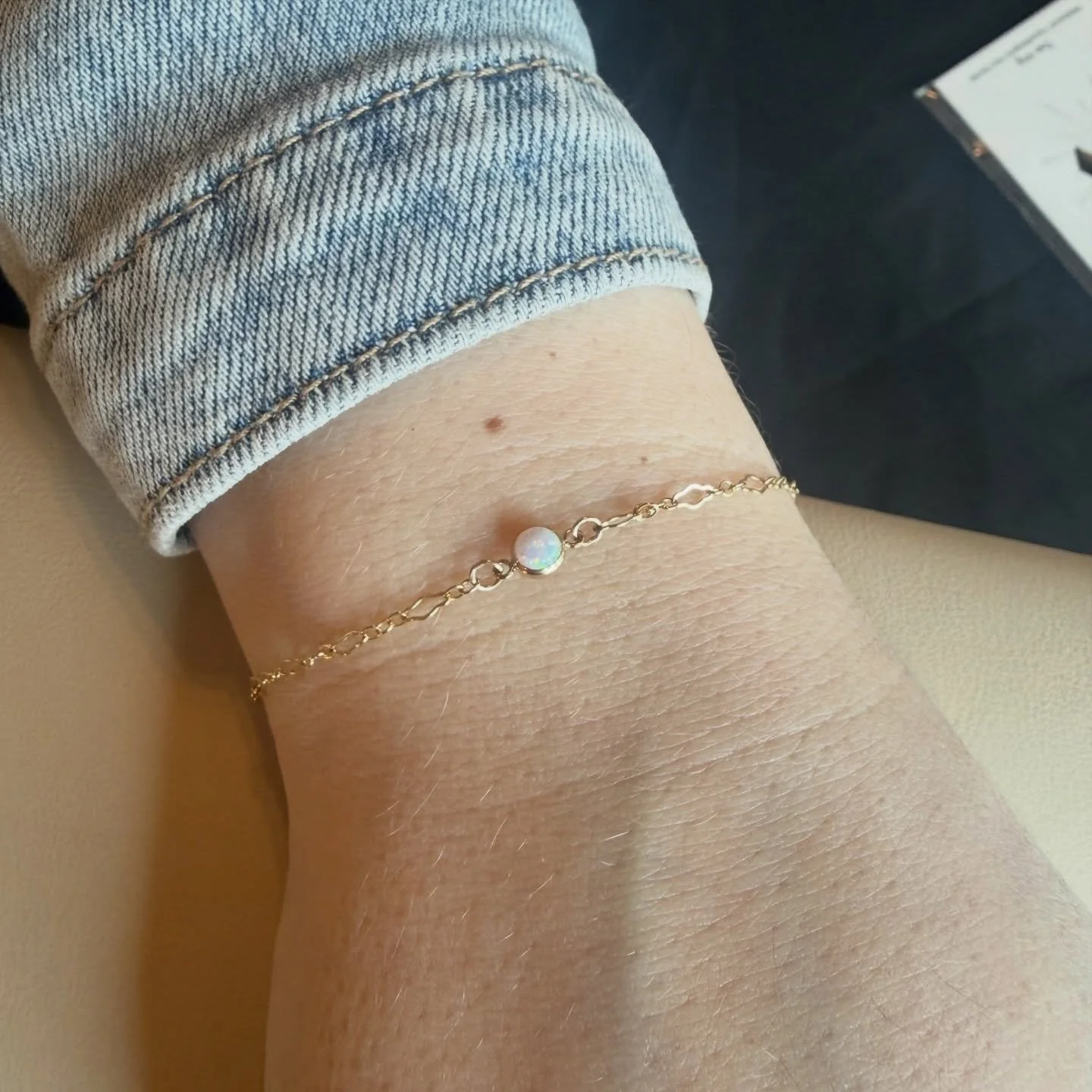 This is your sign to get a permanent bracelet with your birthstone 💎