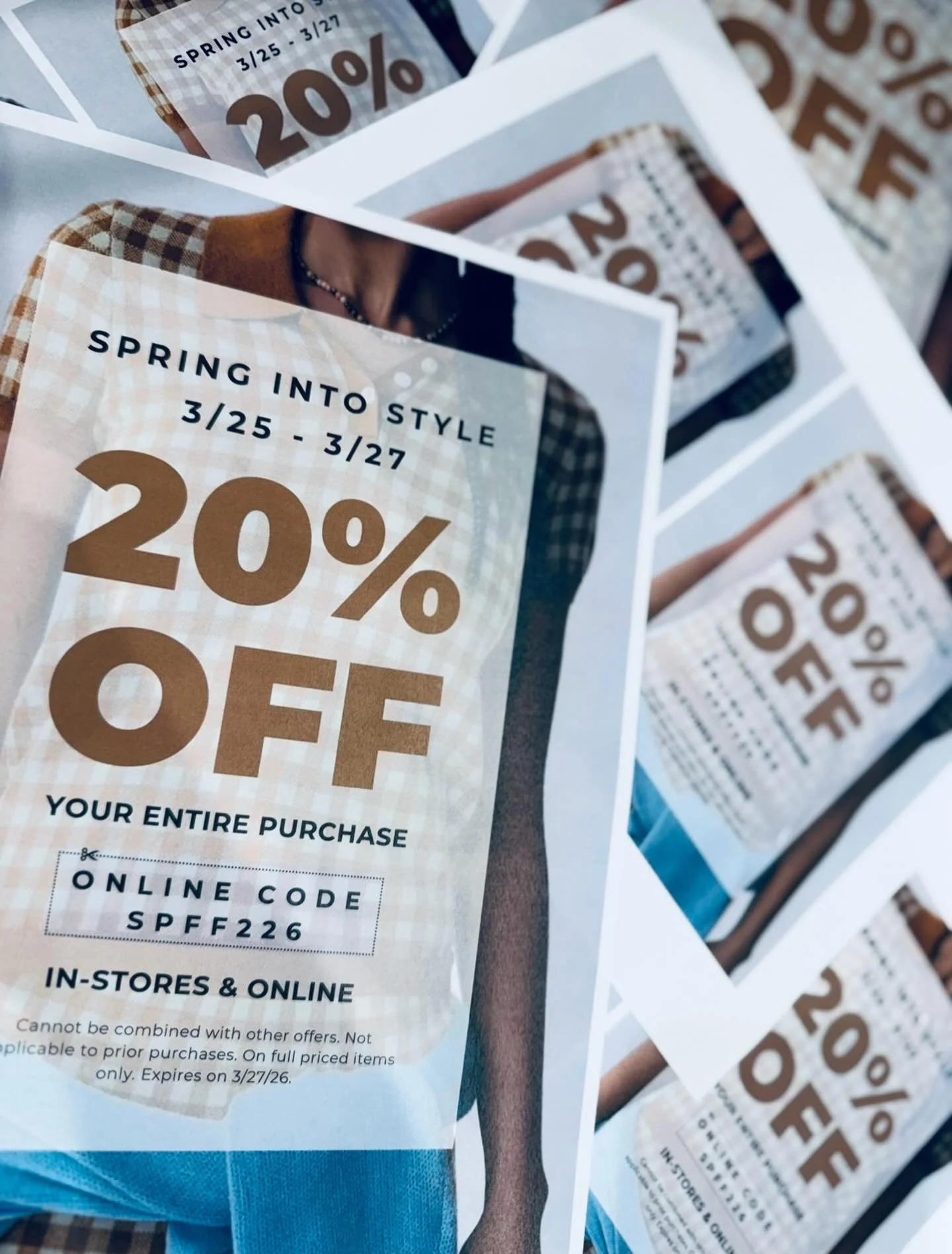 2 days left to take 20% off your entire purchase!

The pieces you&rsquo;ve been eyeing, the new arrivals we just unpacked, and the wardrobe refresh you&rsquo;ve been waiting for&hellip; all included.

Shop in store or use code SPFF226 online!

Summit