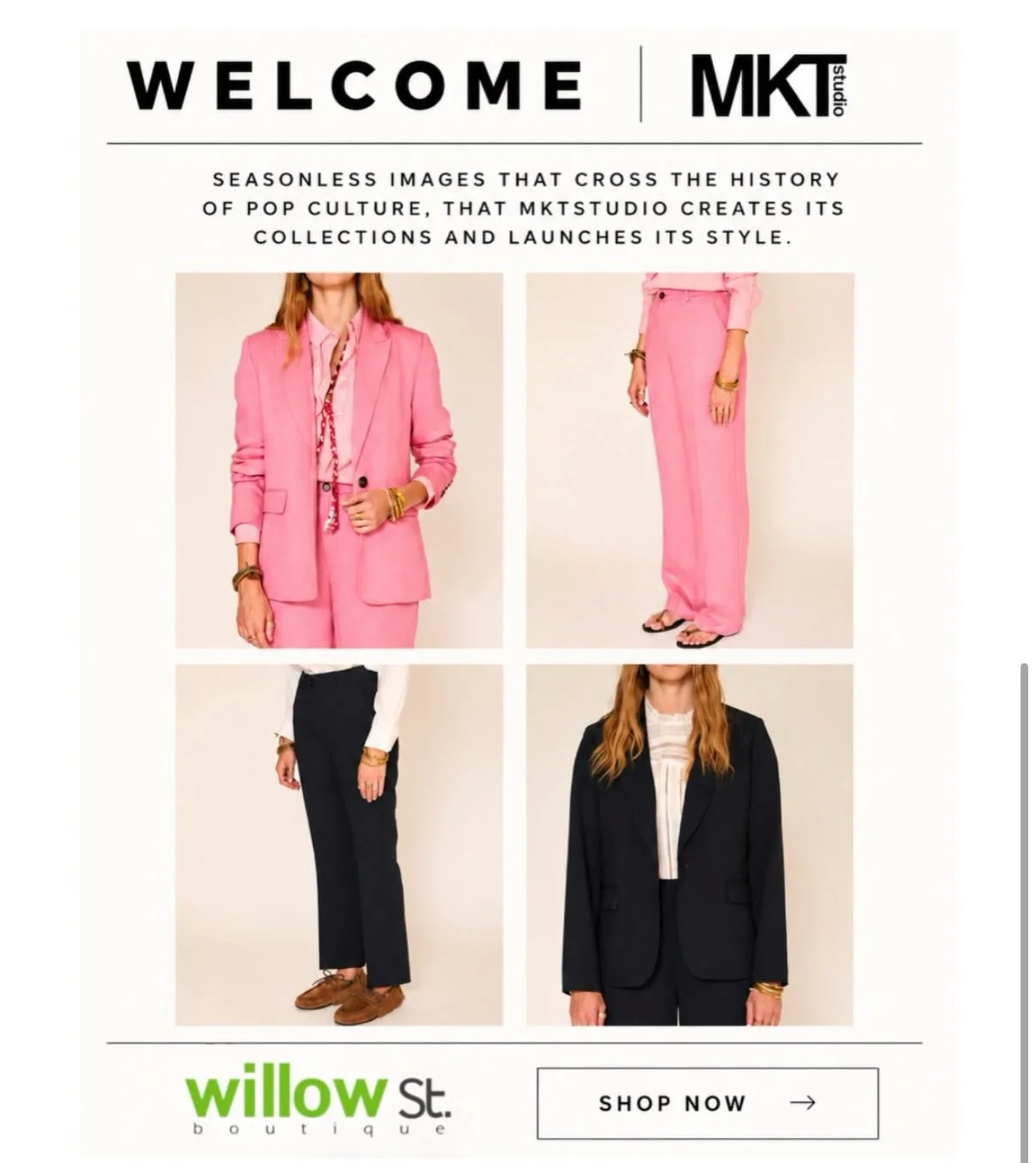 Fresh arrivals from exciting new designers have landed at Willow St.!

Tap to shop

#newdesigners #fashionlove #boutique #shopwillowst