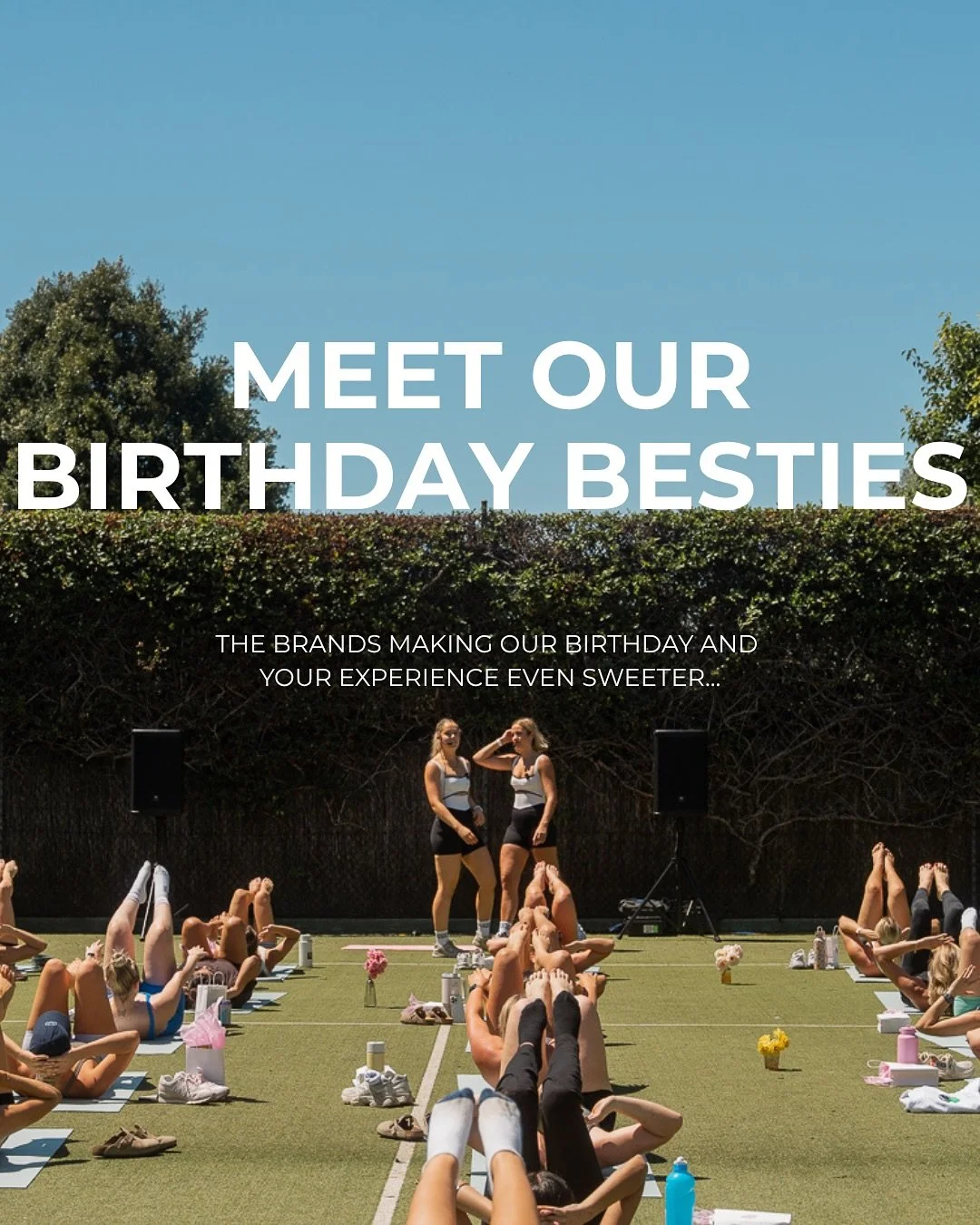 The lineup for our first birthday&hellip;. 
A full dream team of brands bringing all the energy, and good vibes to celebrate one year of HOHH🩷

We&rsquo;re so grateful to collaborate with such iconic Adelaide names, all bringing their own flavour to