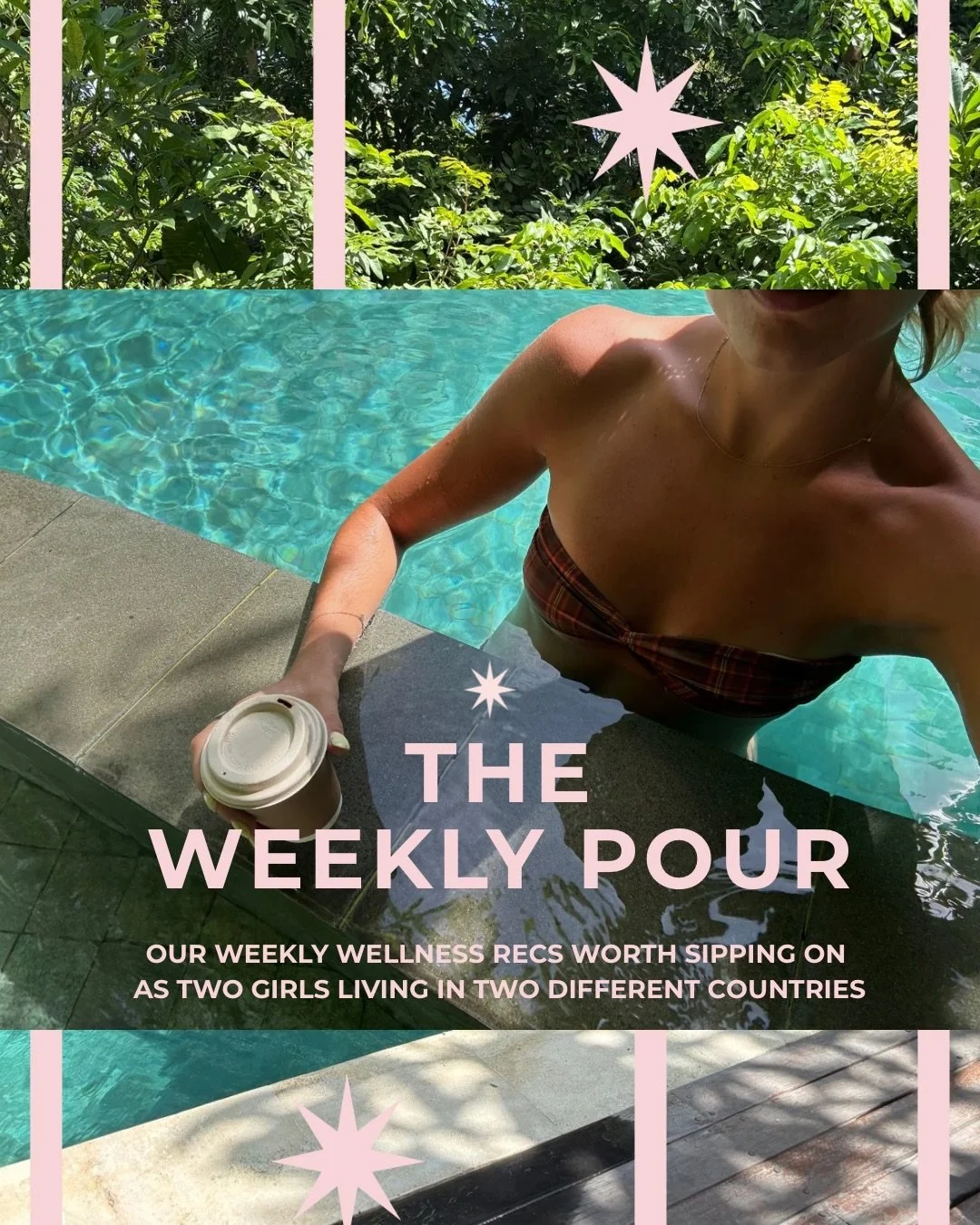INTRODUCING THE WEEKLY P.O.U.R. 🍸

If you&rsquo;ve been here a while you&rsquo;ll know our lives are looking a little different this year&hellip; one of us is sipping Bali life + studio hopping, the other is deep in Adelaide teaching + physio grindi