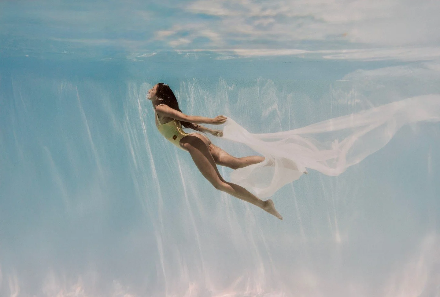The Art of Weightlessness 

Drifting between worlds &mdash; where light bends and time slows. 🌊✨
Underwater portraits aren&rsquo;t just photos &mdash; they&rsquo;re meditations in motion.

Now taking bookings for 2026.