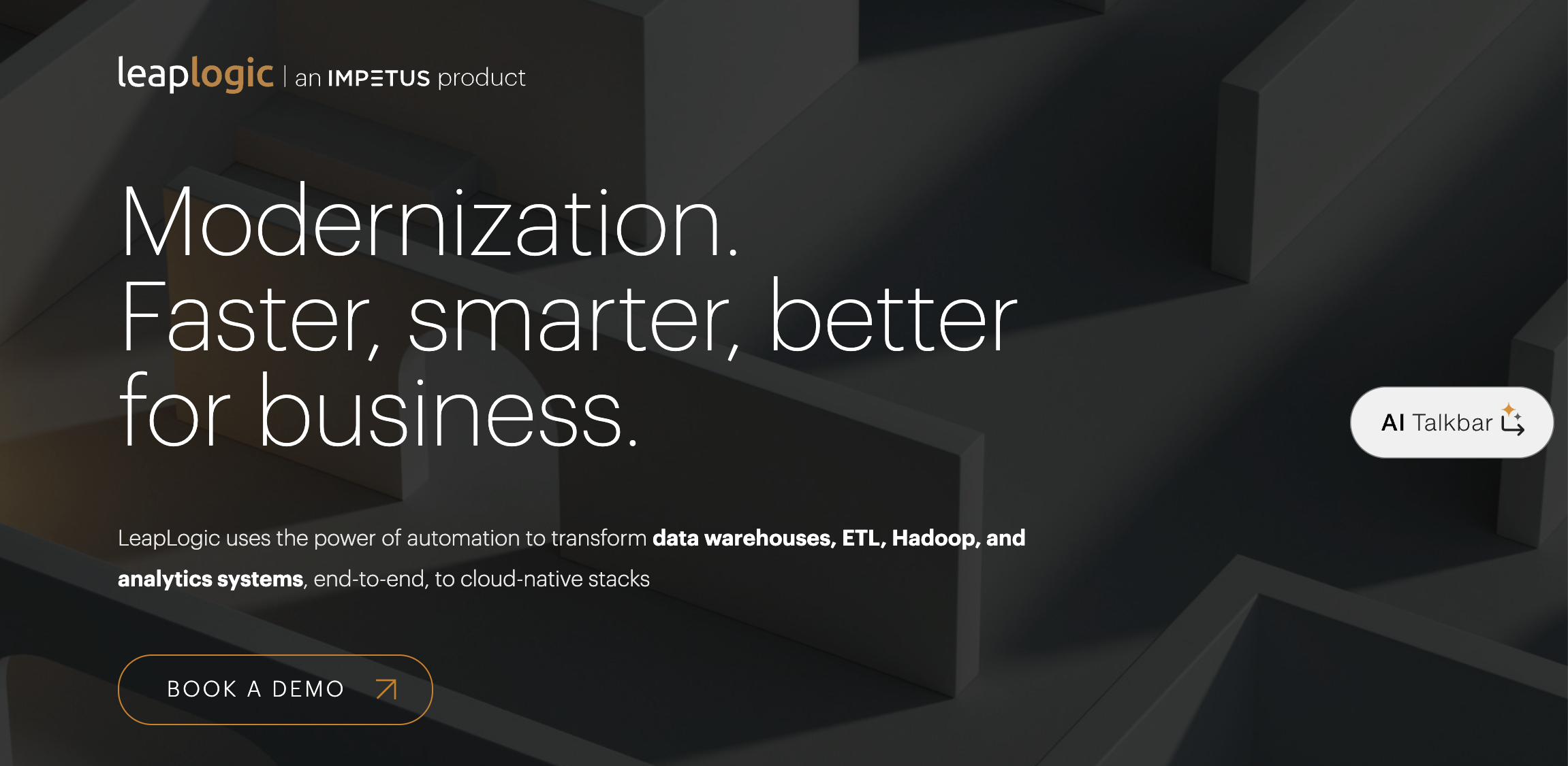 Client: LeapLogic by Impetus • Medium: Interactive Website • Role: UX Writing, Voice & Tone, Copywriting, Proofing