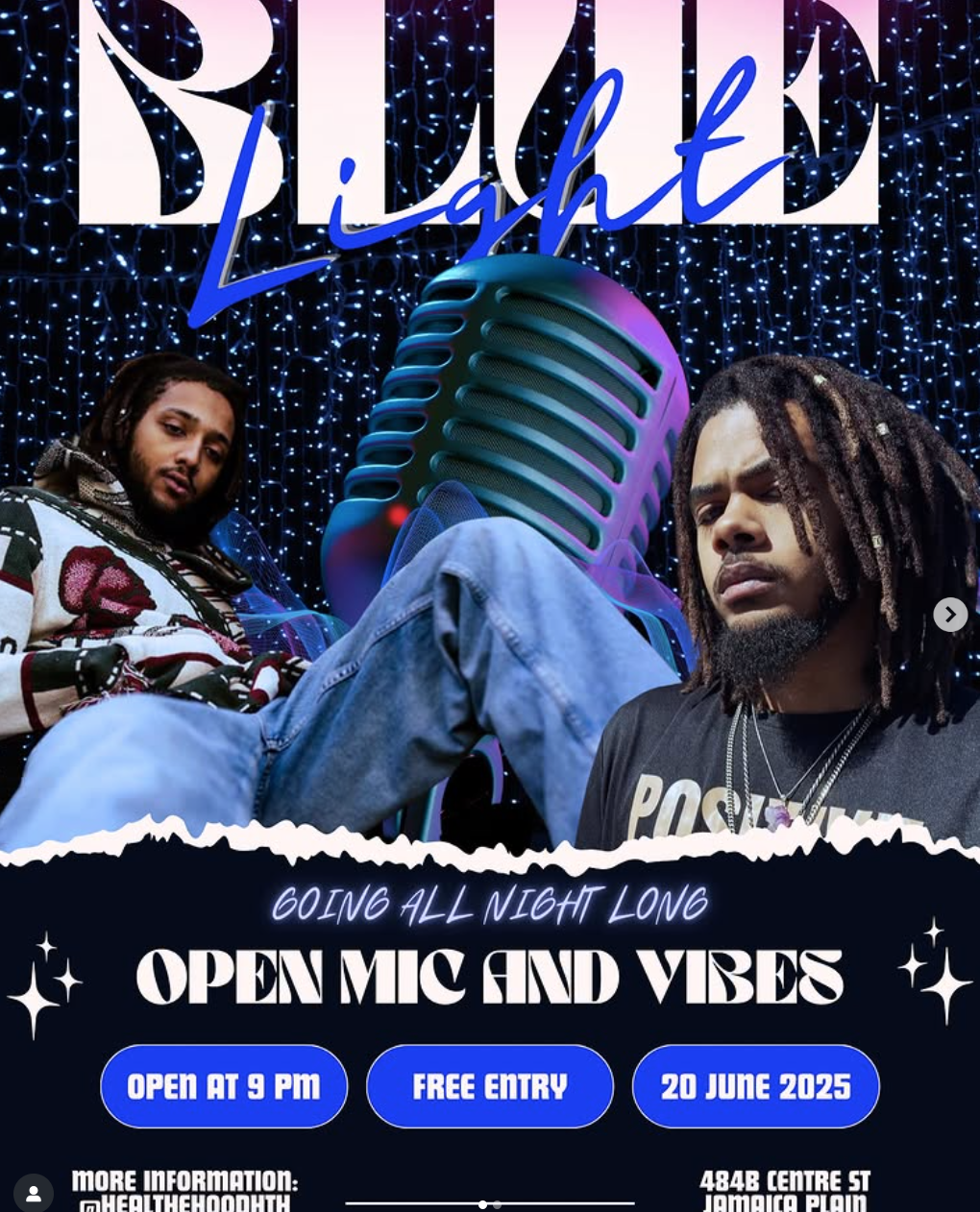 Blue Light Open Mic