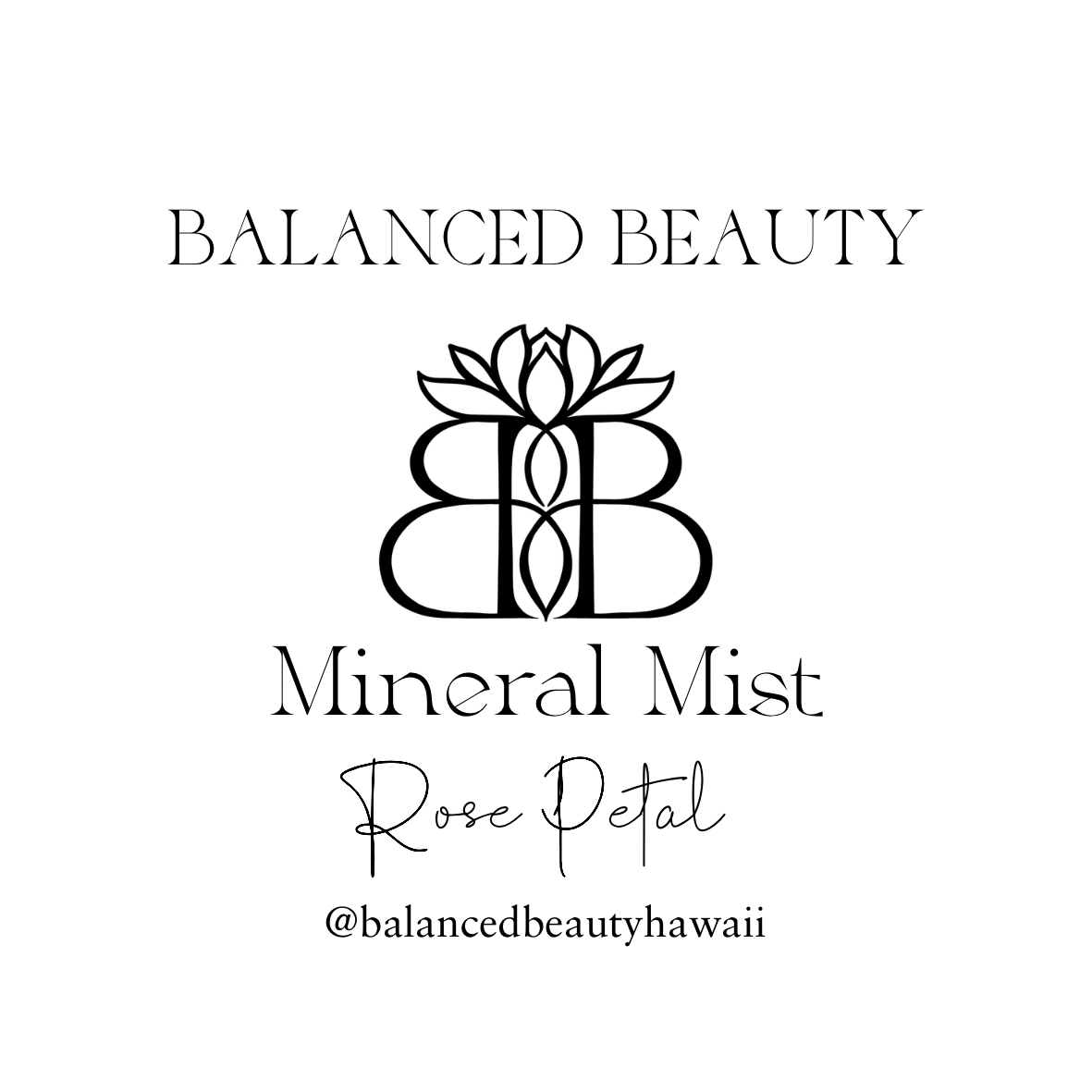 Mineral Rose Petal Mist