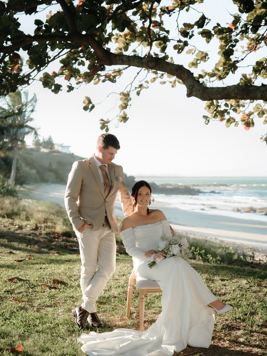 ✨ Mikayla + Danny ✨
Forever starts here.

Such a special day celebrating love at Riviera Yeppoon 💍 My best friend Mikayla married her best friend Danny, and it was the most beautiful moment to witness. These two are the perfect match, and don&rsquo;